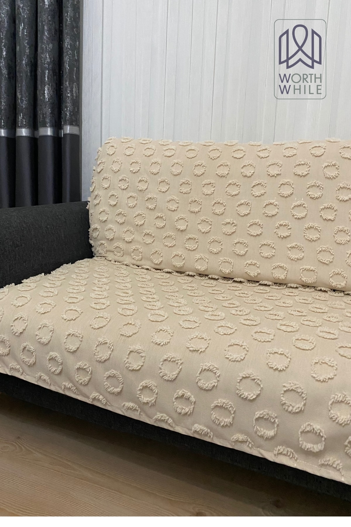 Cappuccino 200x240 Şönil Koltuk Örtüsü, Koltuk Kılıfı Ile Evinize Şıklık Katın