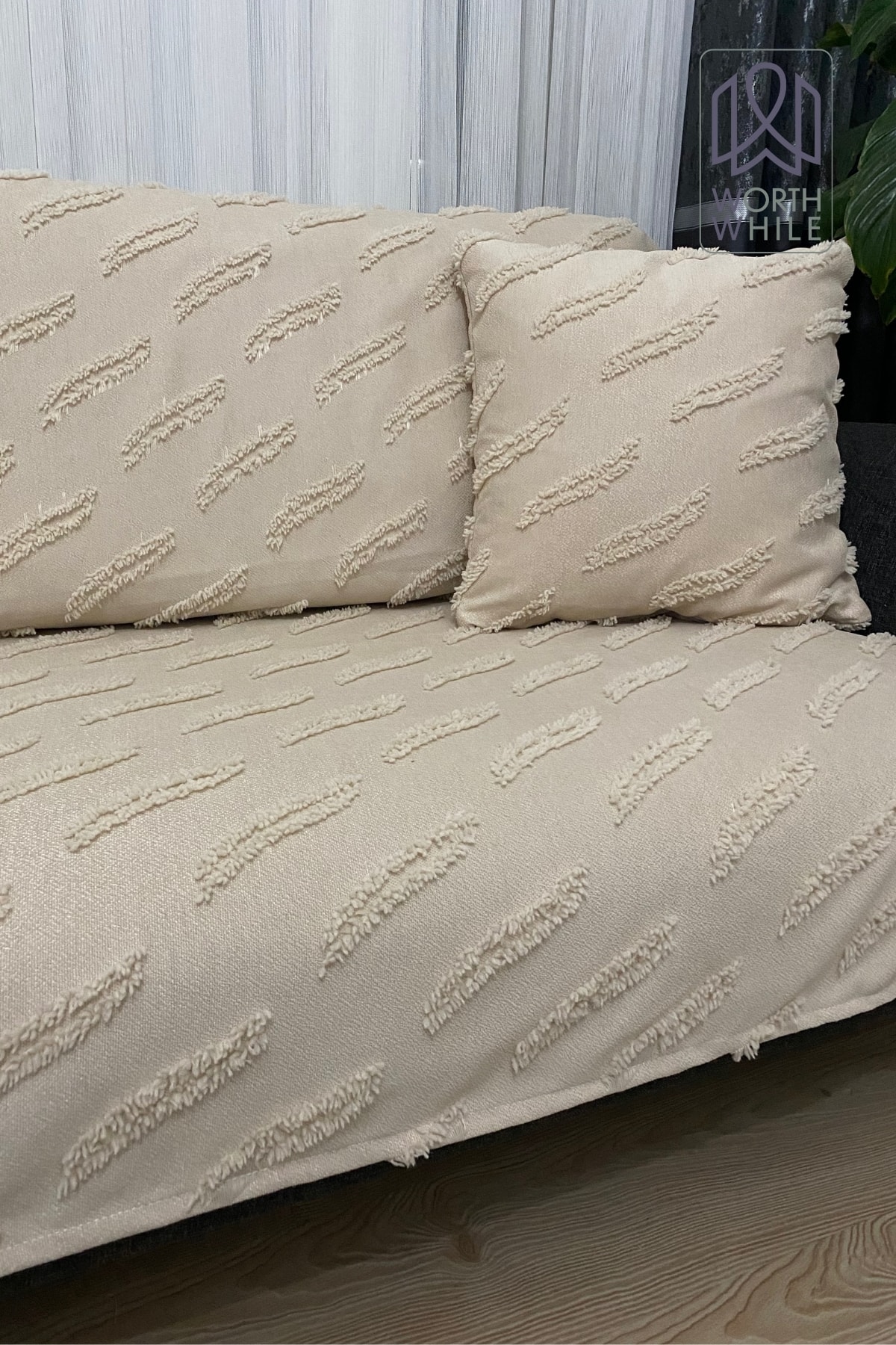 Cappuccino 200x240 Şönil Koltuk Örtüsü, Koltuk Kılıfı Ile Evinize Değer Katın