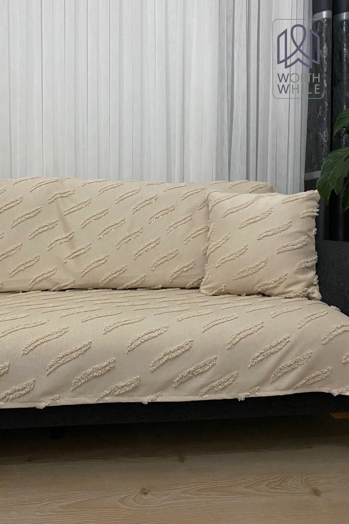 Cappuccino 200x240 Şönil Koltuk Örtüsü, Koltuk Kılıfı Ile Evinize Değer Katın