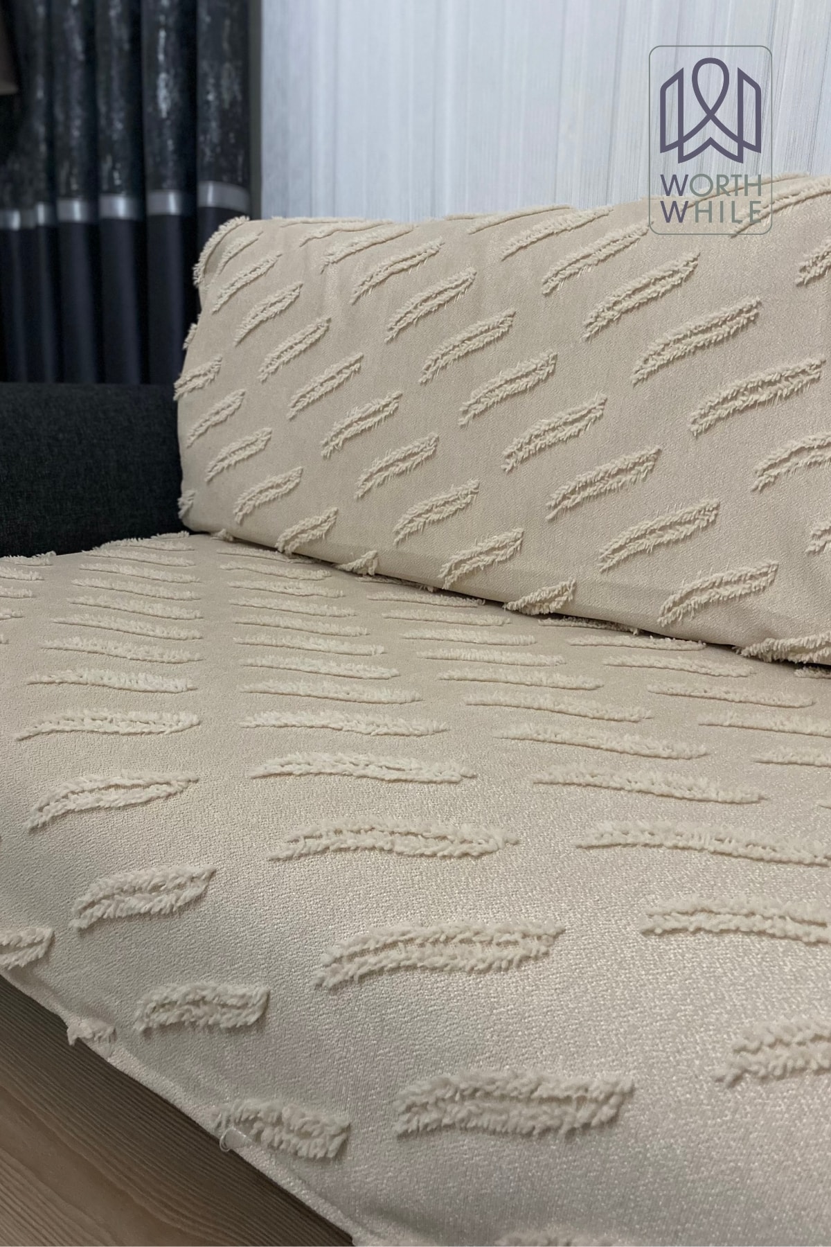 Cappuccino 200x240 Şönil Koltuk Örtüsü, Koltuk Kılıfı Ile Evinize Değer Katın