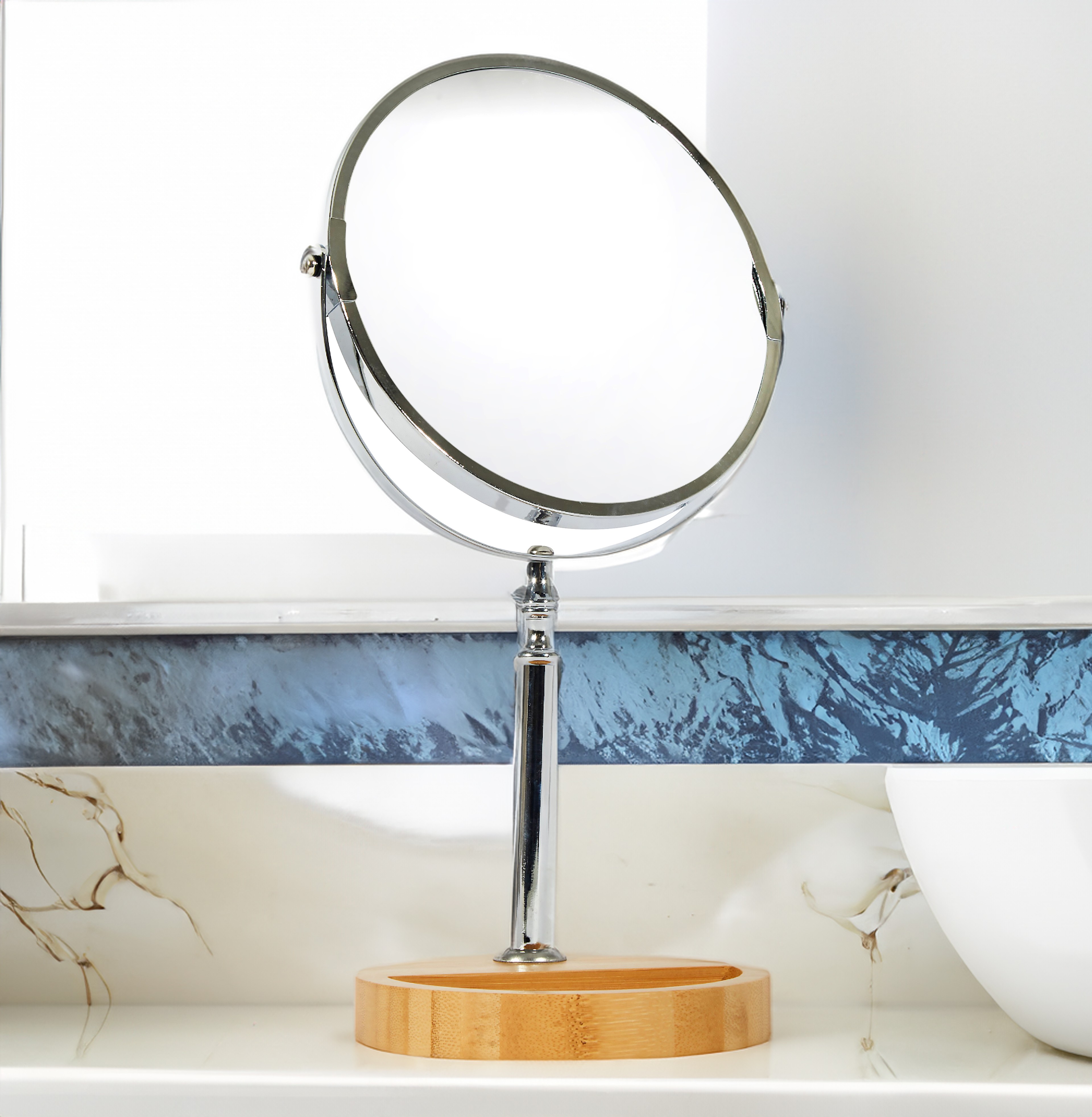 Gesh BA13 5X Yakınlaştırmalı Ayna Metal Makyaj Aynası