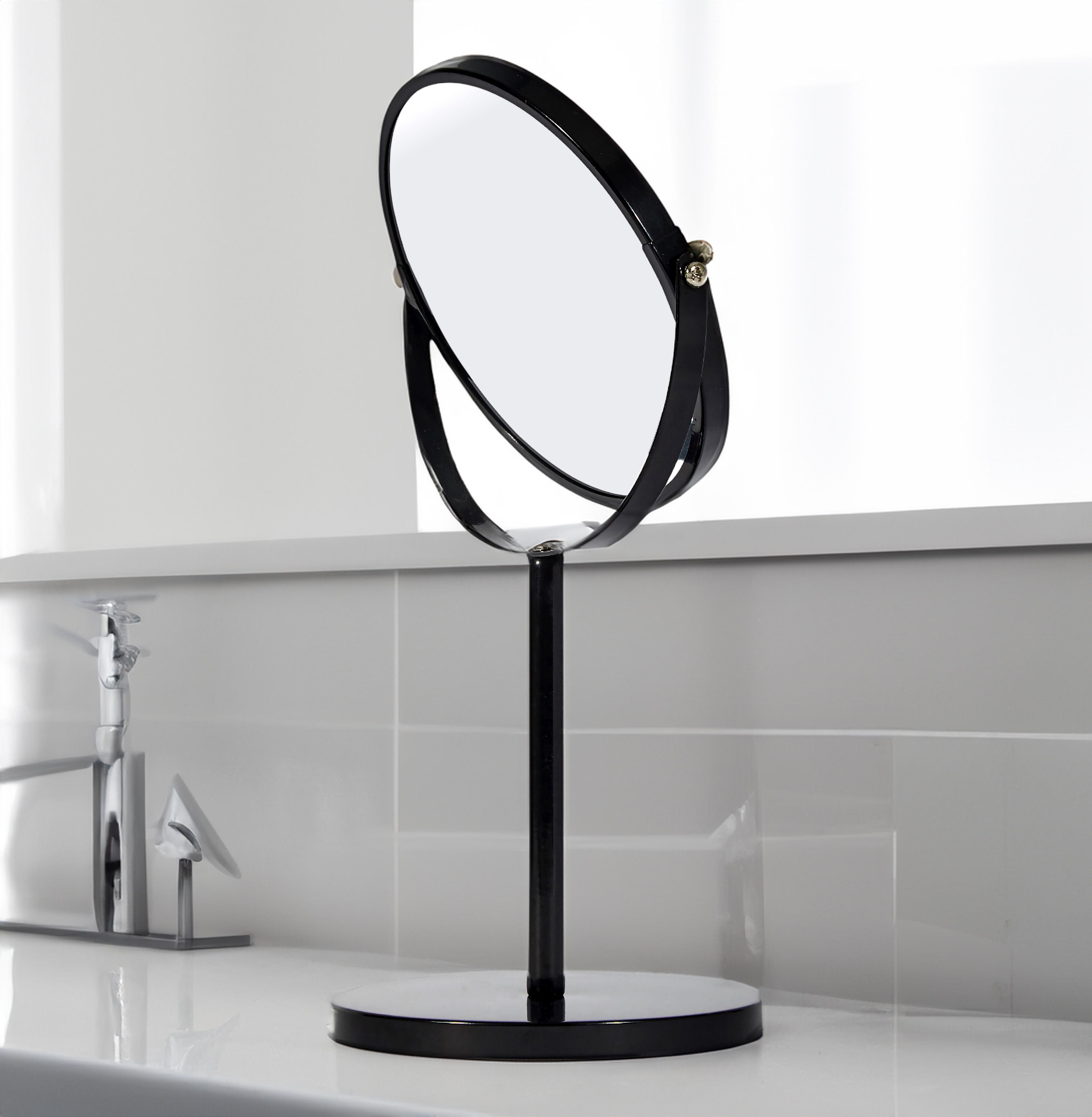 Gesh BA12 Siyah 5X Yakınlaştırmalı Ayna Metal Makyaj Aynası