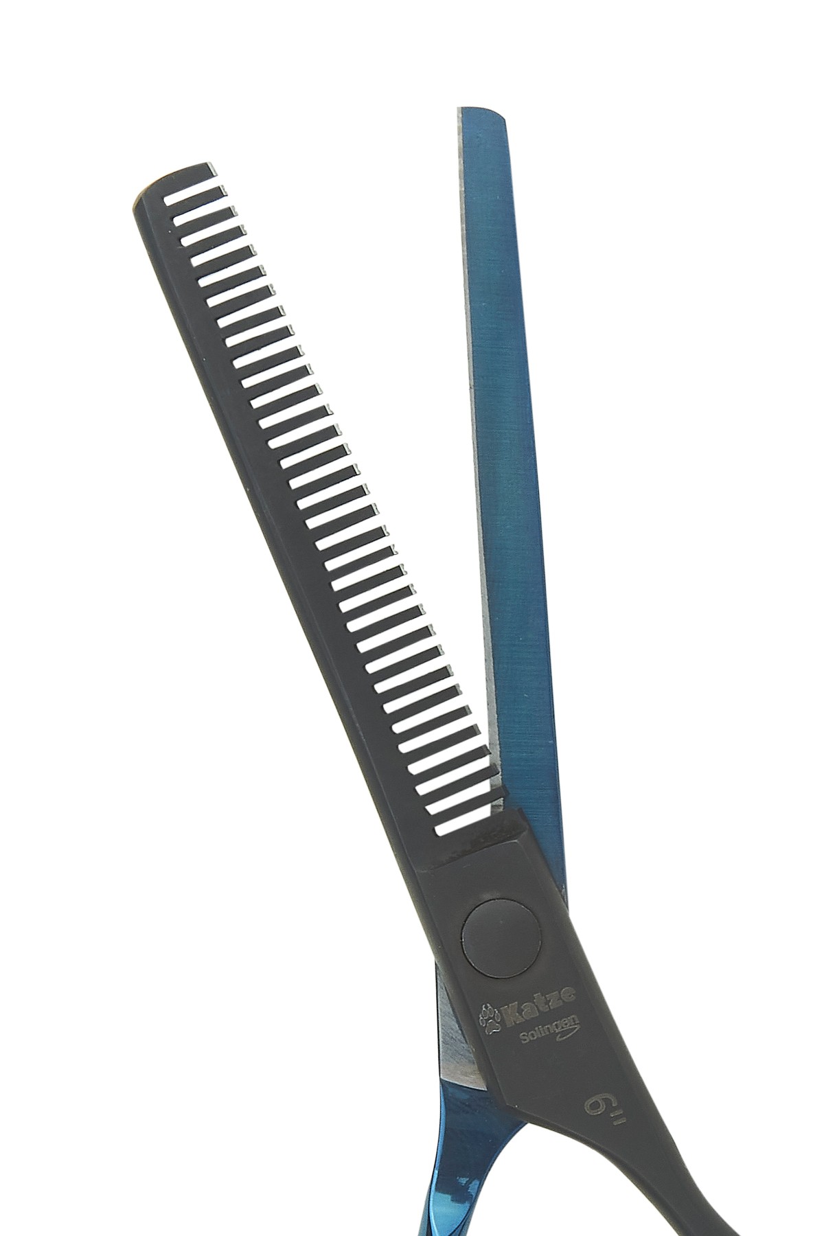 Katze 1030-6029 J1 Serisi 6" Saç Kesim Ara Makası Mavi/Siyah