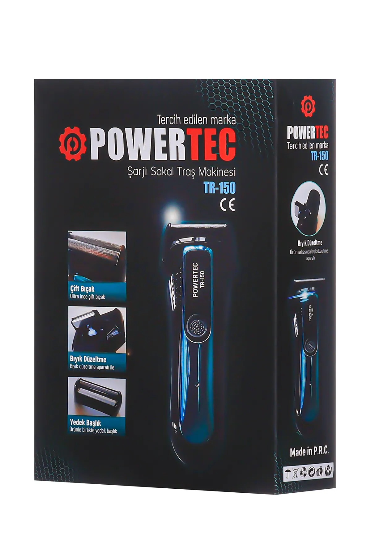 Powertec TR-150 Günlük Sıfır Sakal Tıraş Makinesi
