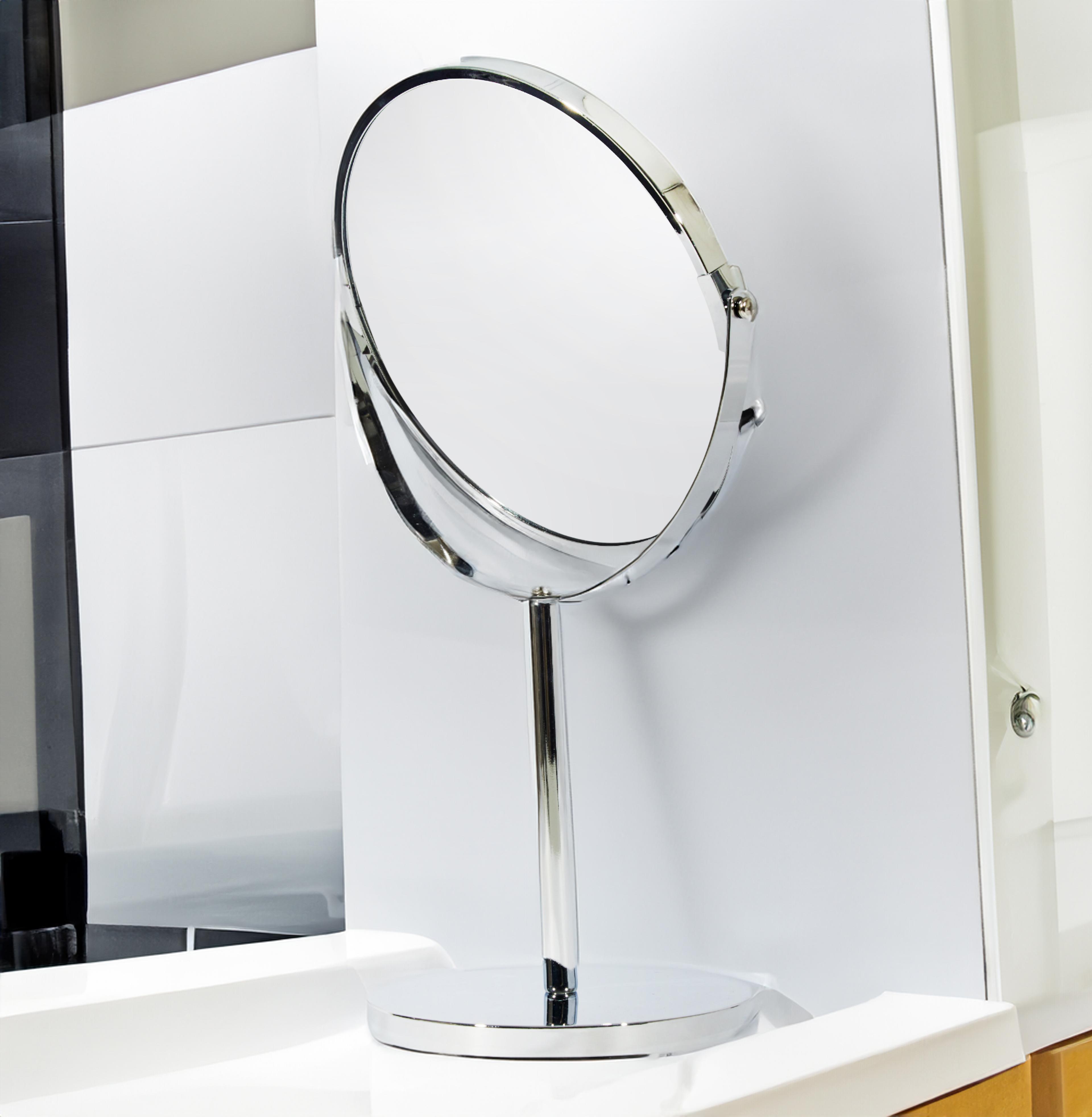 Gesh B10 5x Büyüteçli Çift Taraflı Ayaklı Ayna Masaüstü Makyaj Aynası