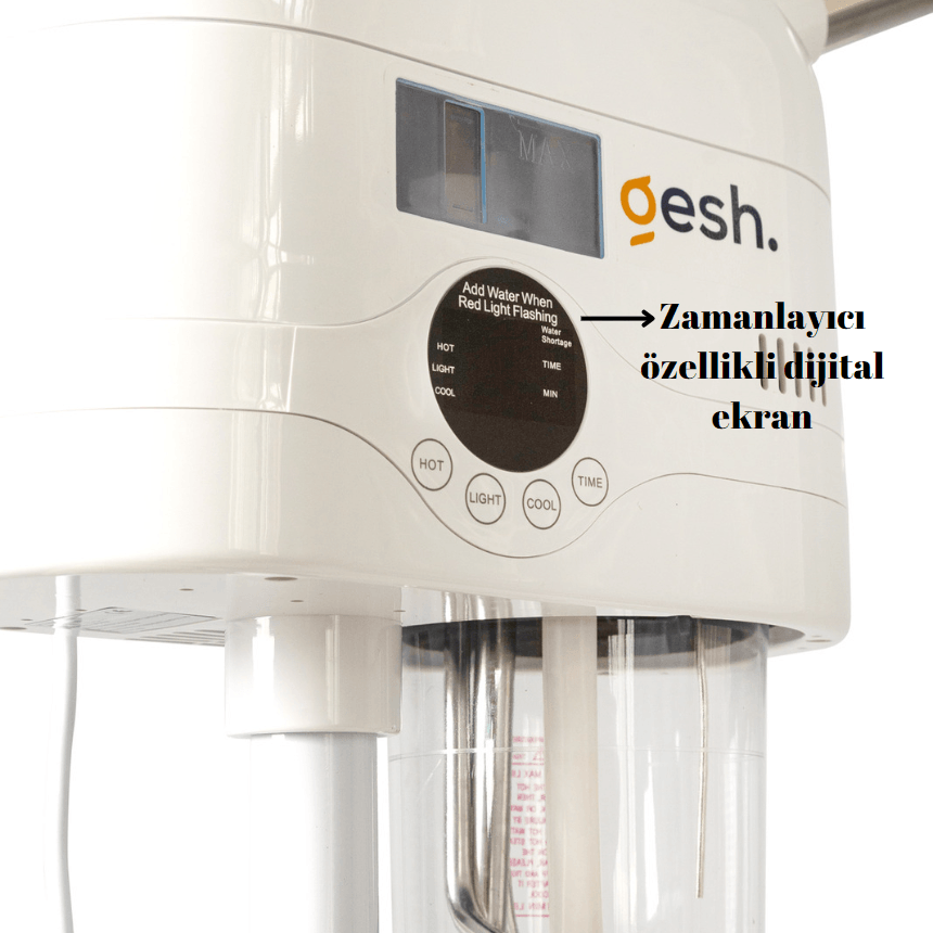 Gesh DT-A6681 Soğuk ve Sıcak Buhar Ozonlu Yüz Buhar Makinesi Vapozon - Ayaklı - Profesyonel Cilt Bakımı