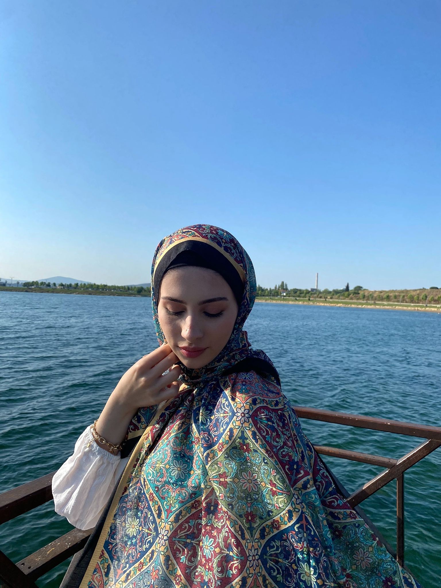 Twil Pamuk Şal-Çeşmi Desen