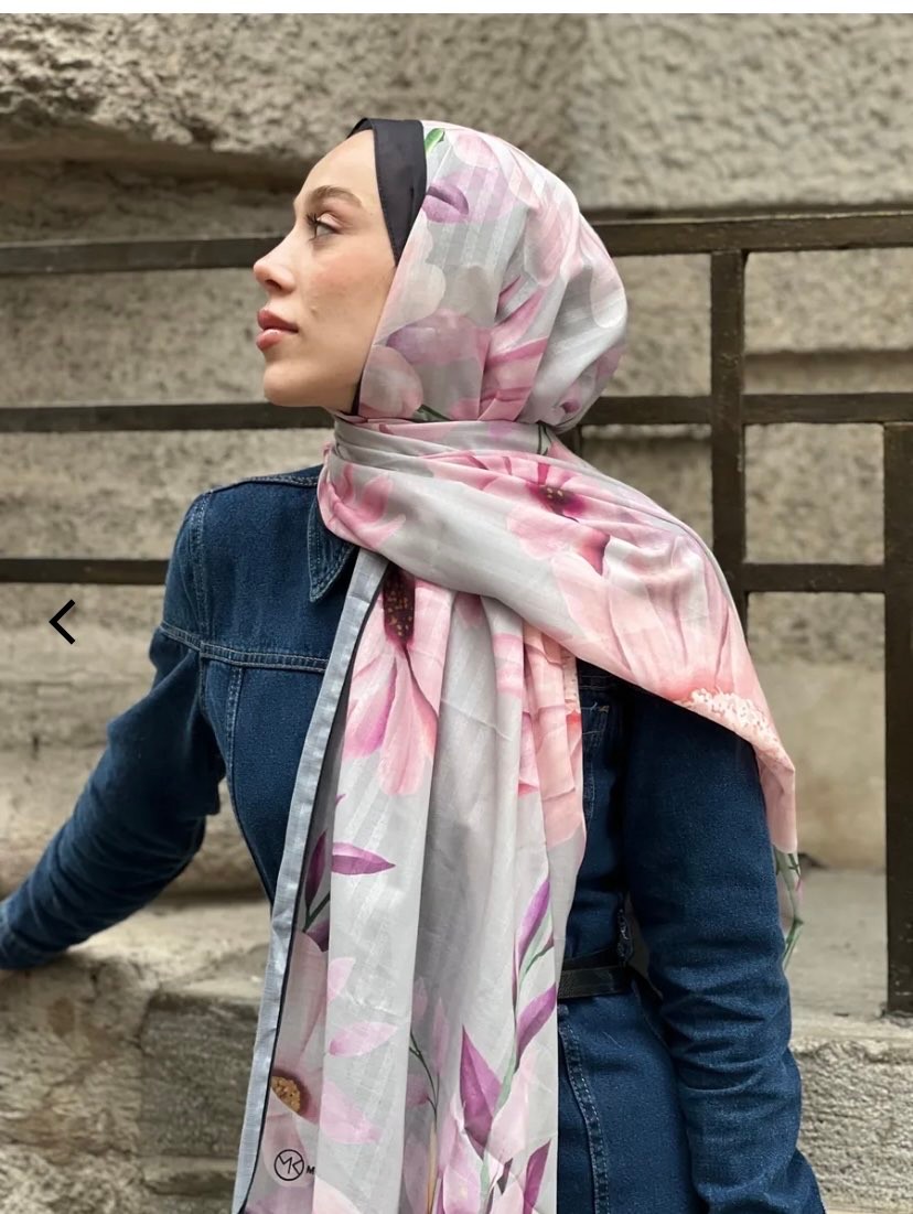 Kamelia Desen Çizgili Şal