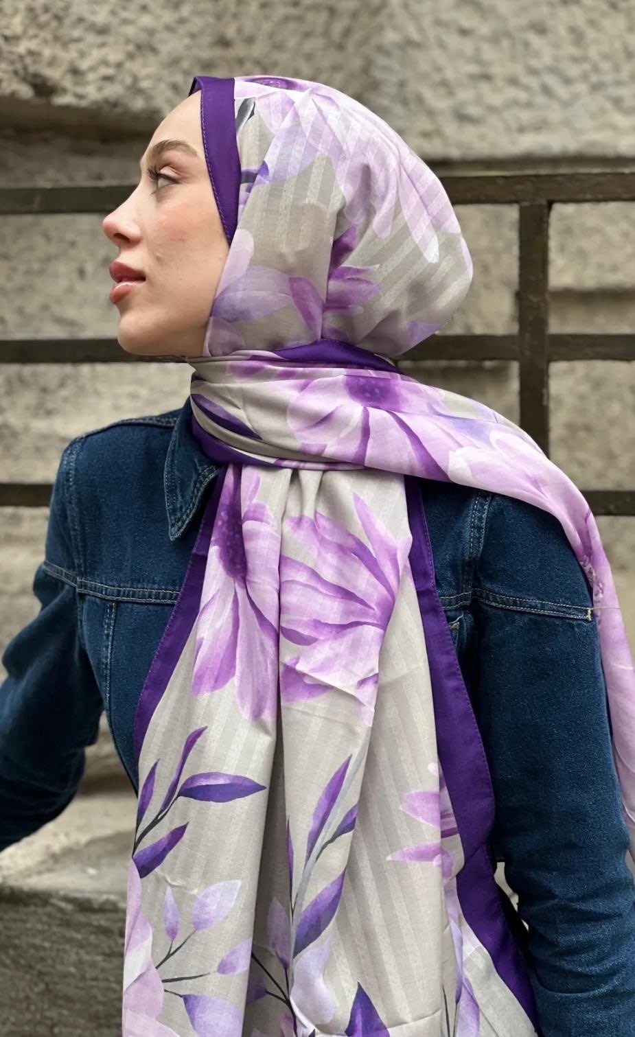 Floral Desen Şal