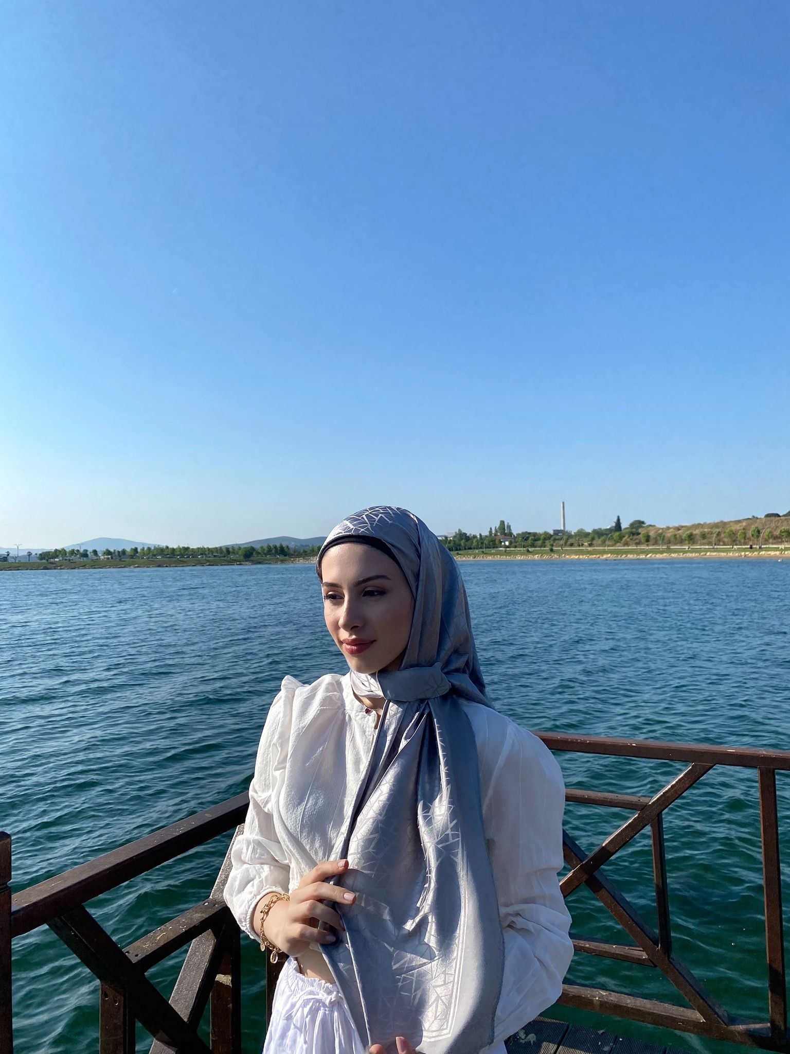 İpeksi Jakar Eşarp-Kristal Desen