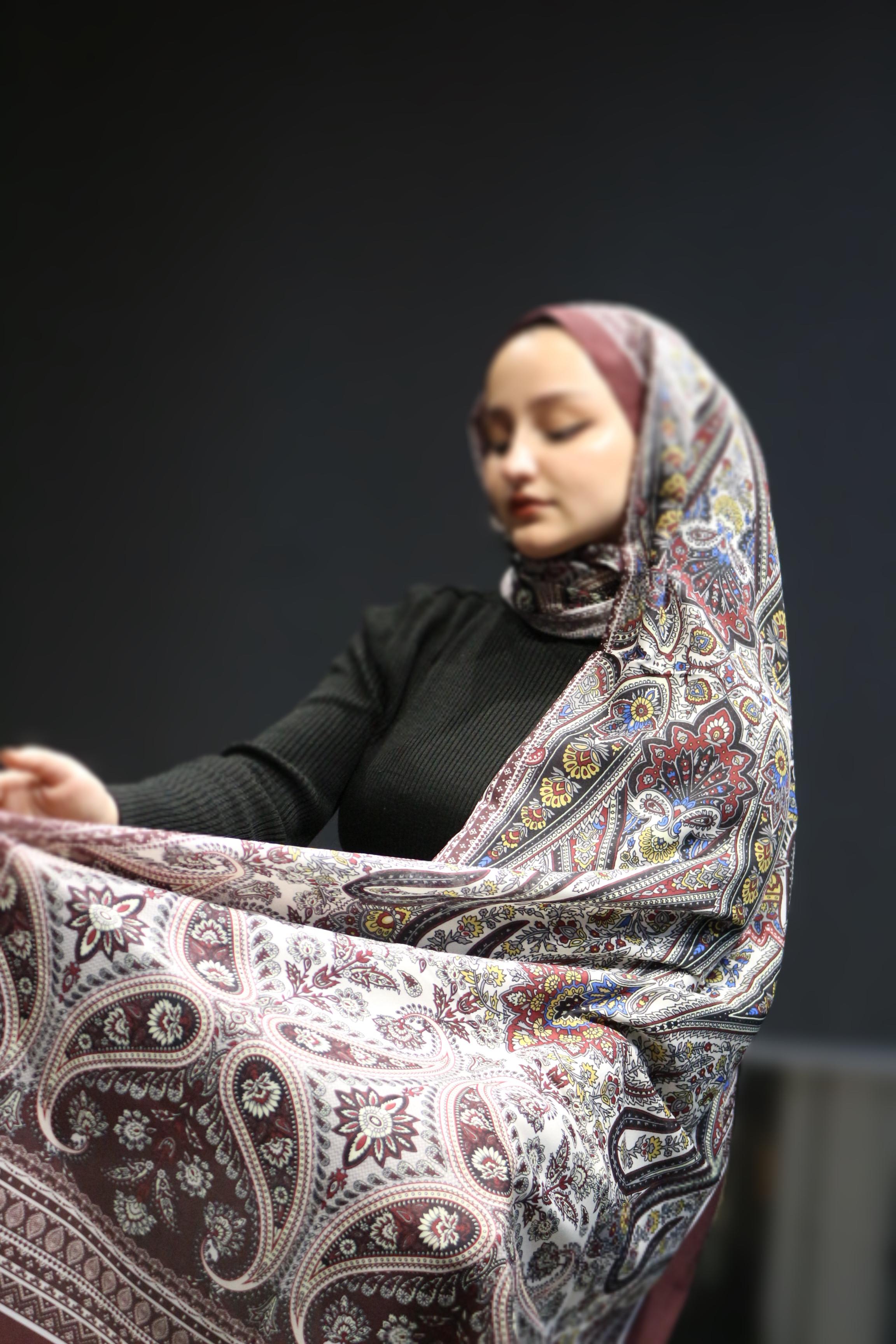 Soft Pamuk Şal-Tuva Desen