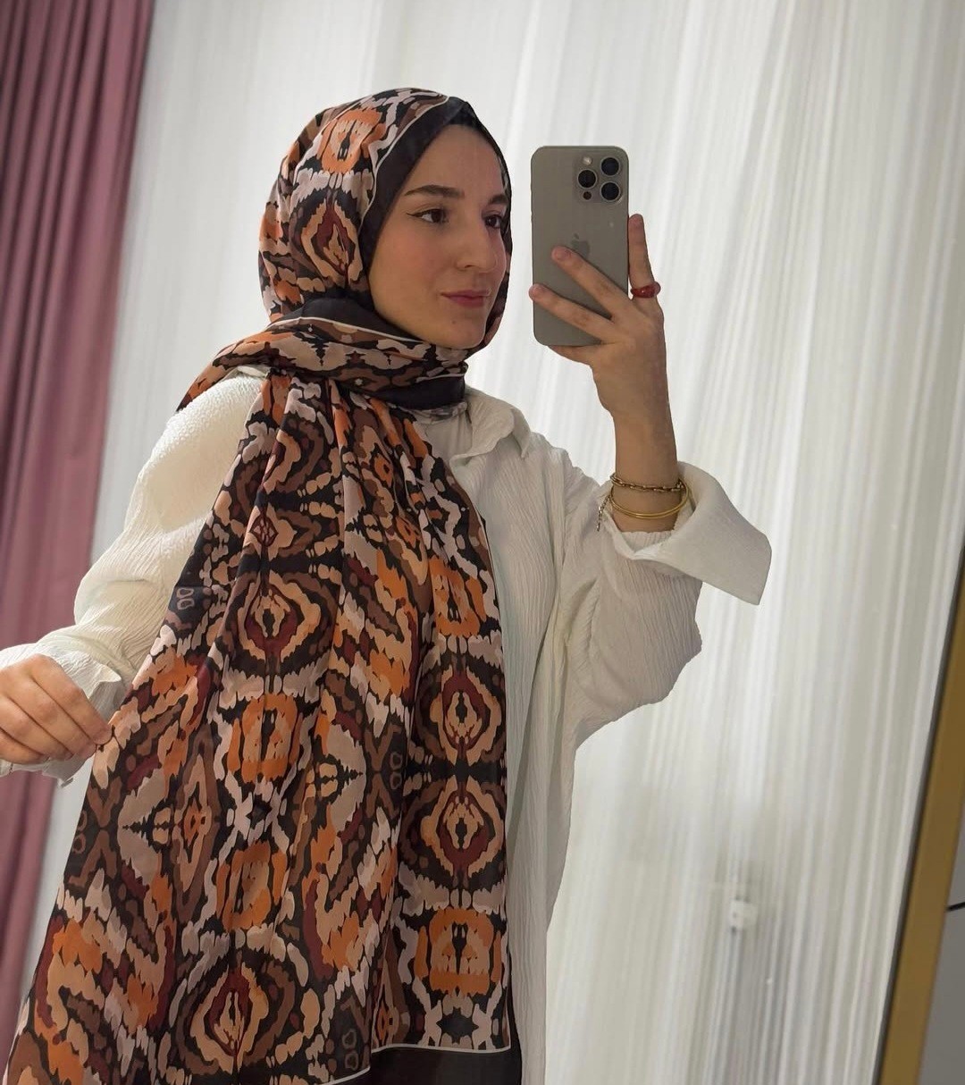 Soft Pamuk Şal - İlya Desen