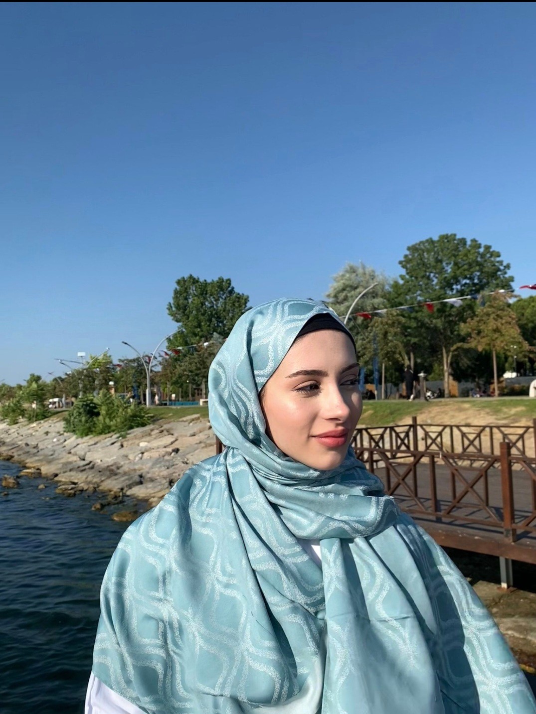 Çift Taraflı ipeksi Jakar Şal-