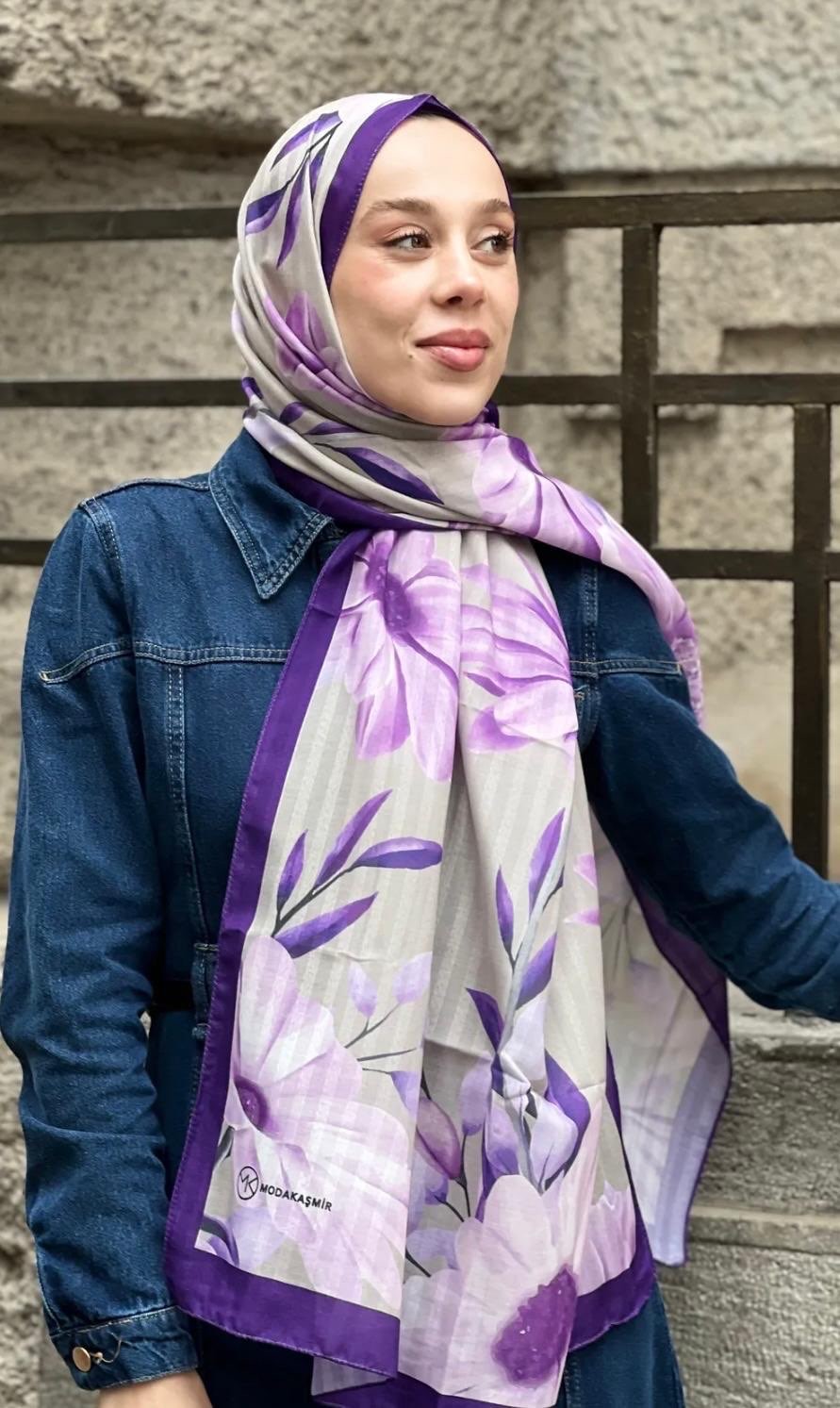 Floral Desen Şal