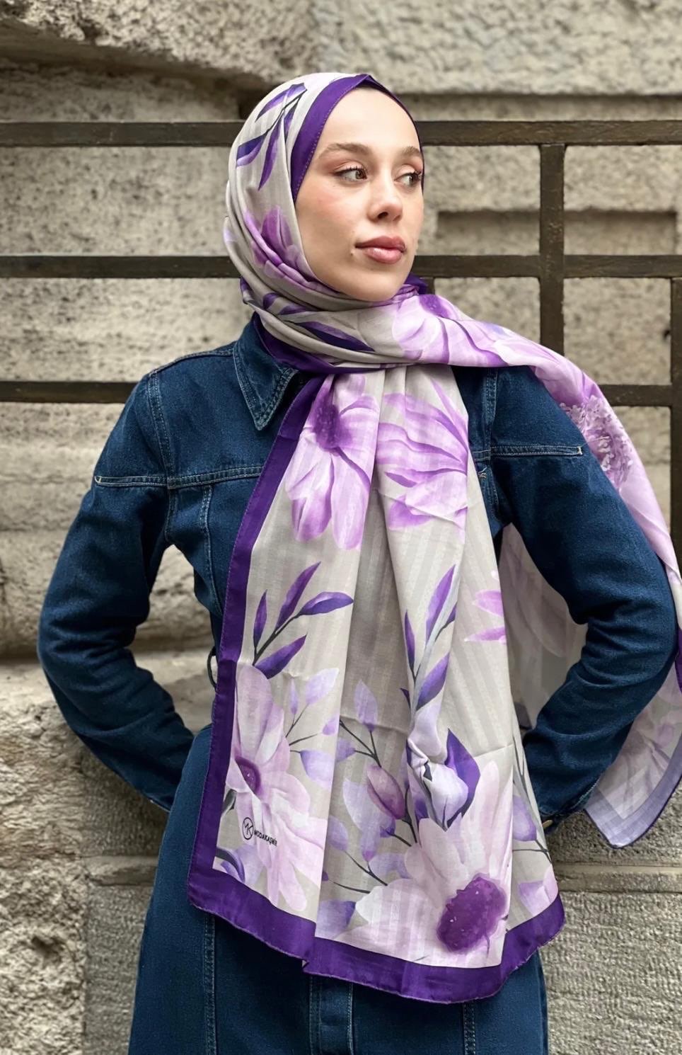 Floral Desen Şal
