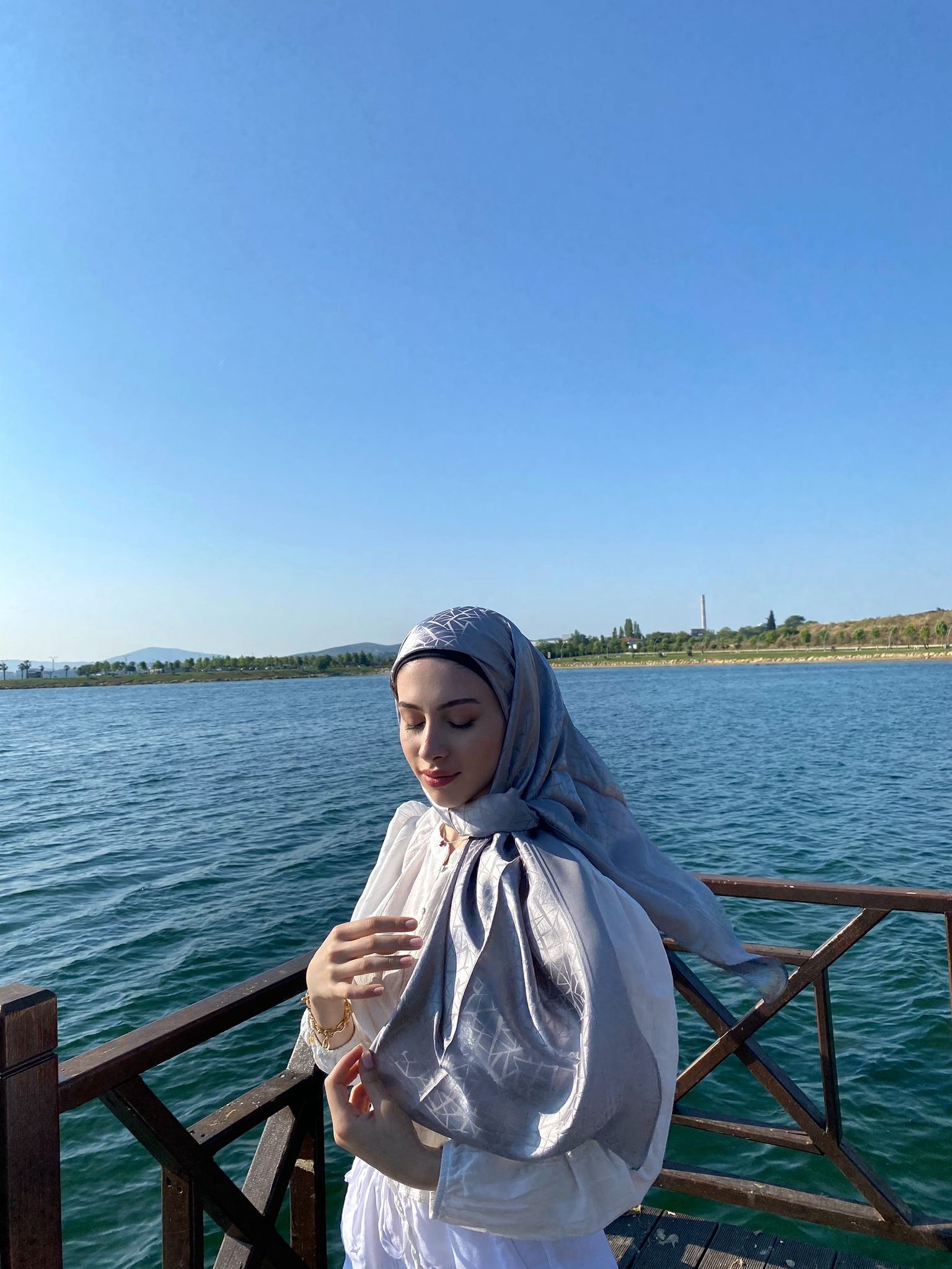 İpeksi Jakar Eşarp-Kristal Desen