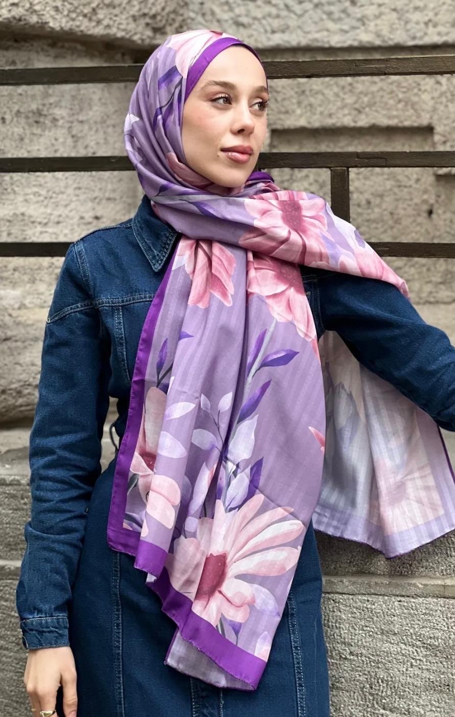 Floral Desen Şal