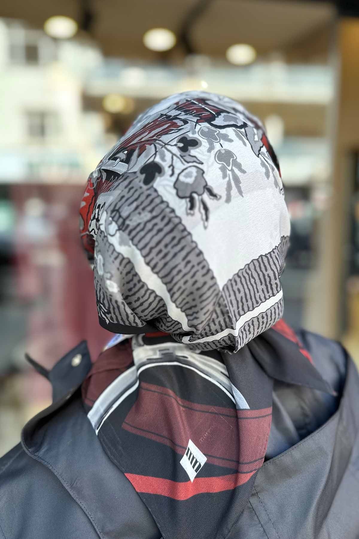 RED BELVİA SCARF