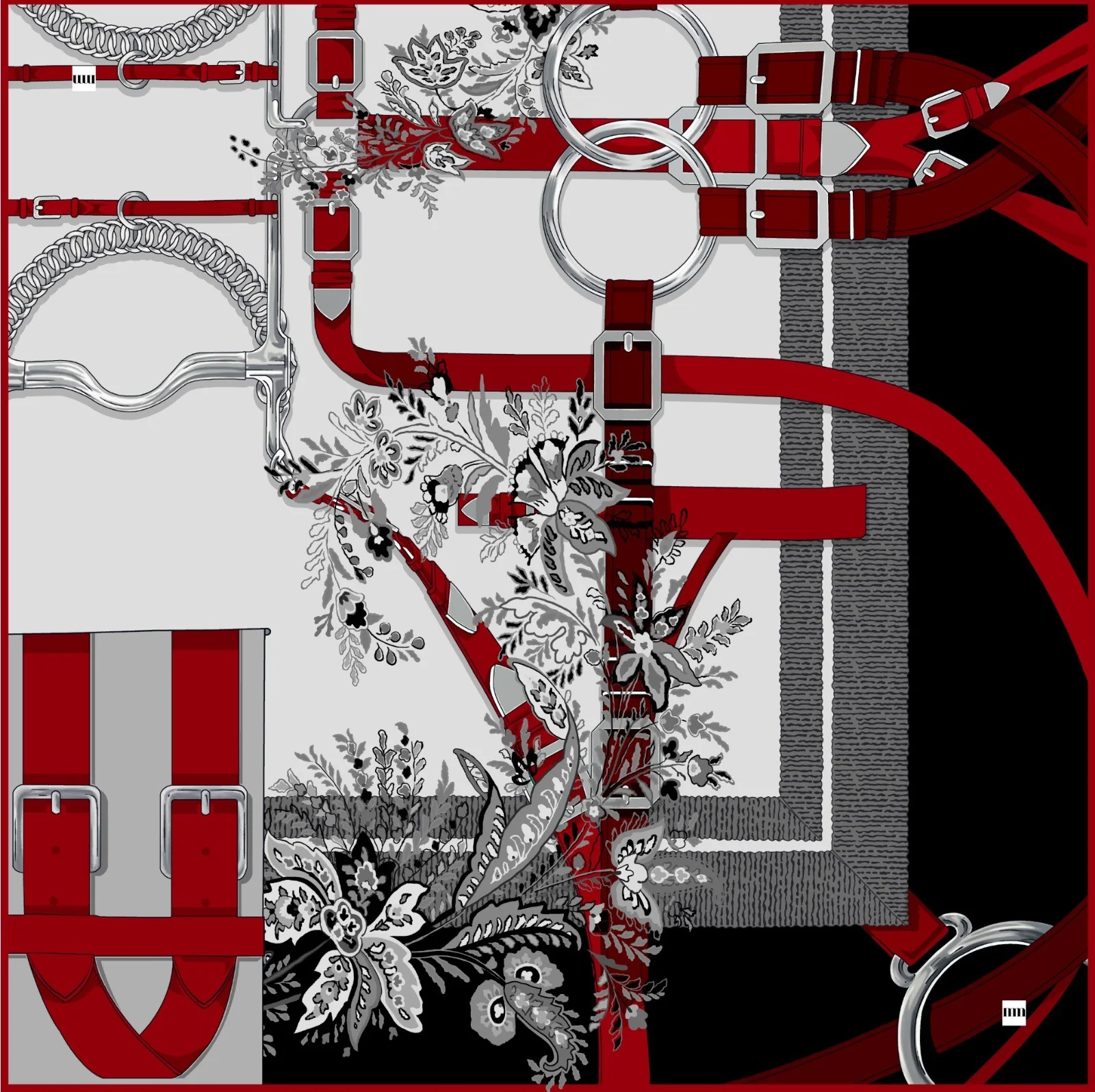RED BELVİA SCARF