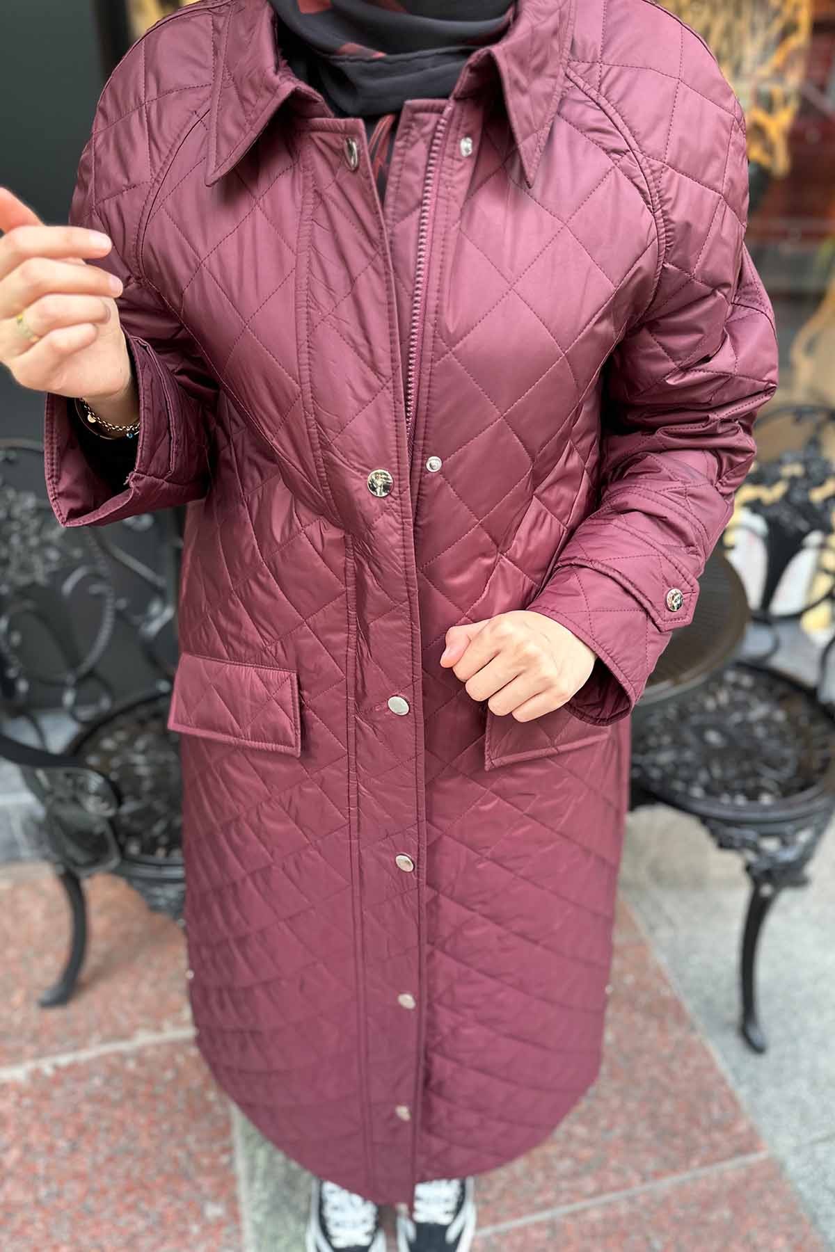 RUBY UZUN KAPİTONE MONT