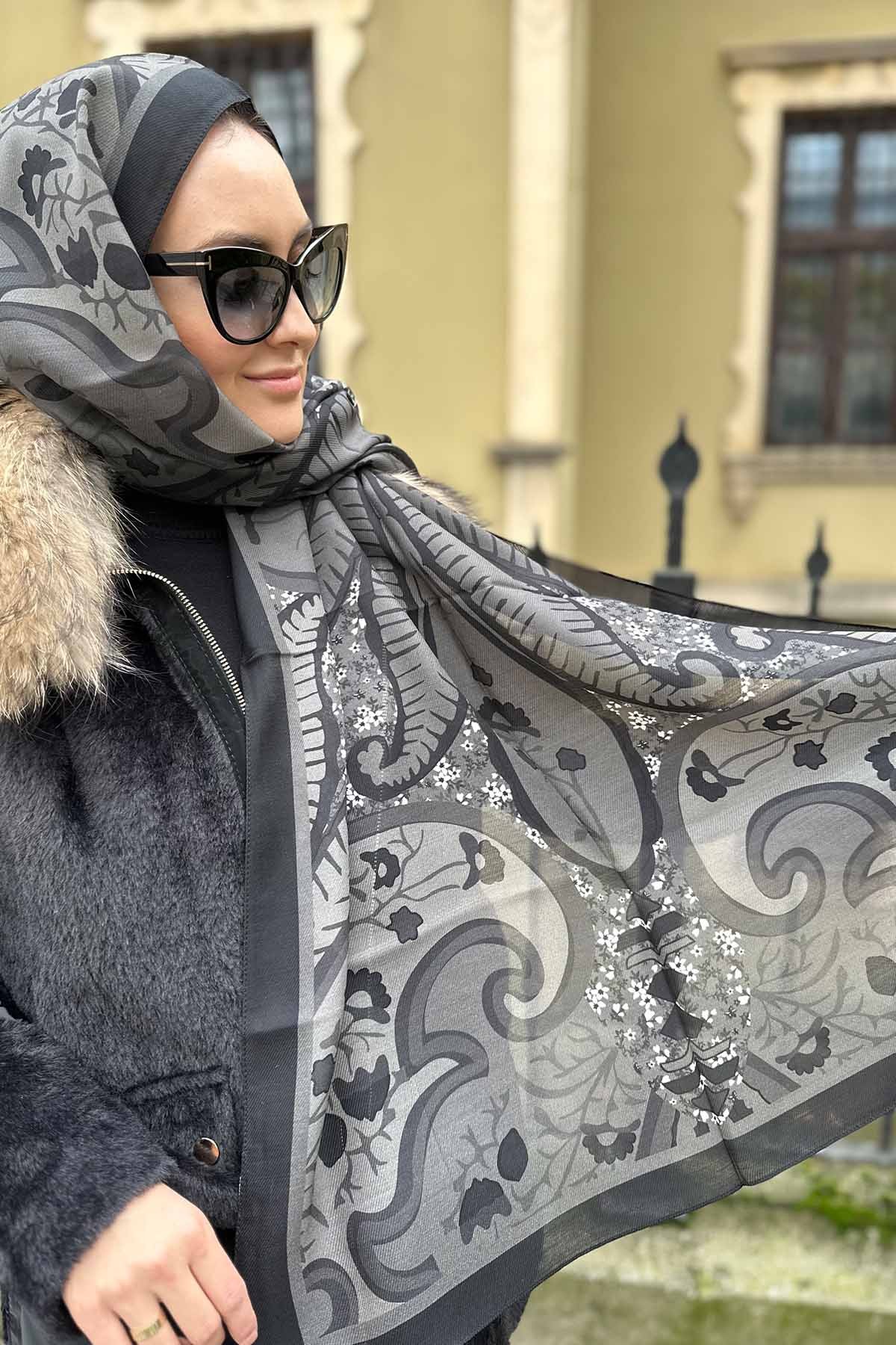 BLACK ABELİA ŞAL