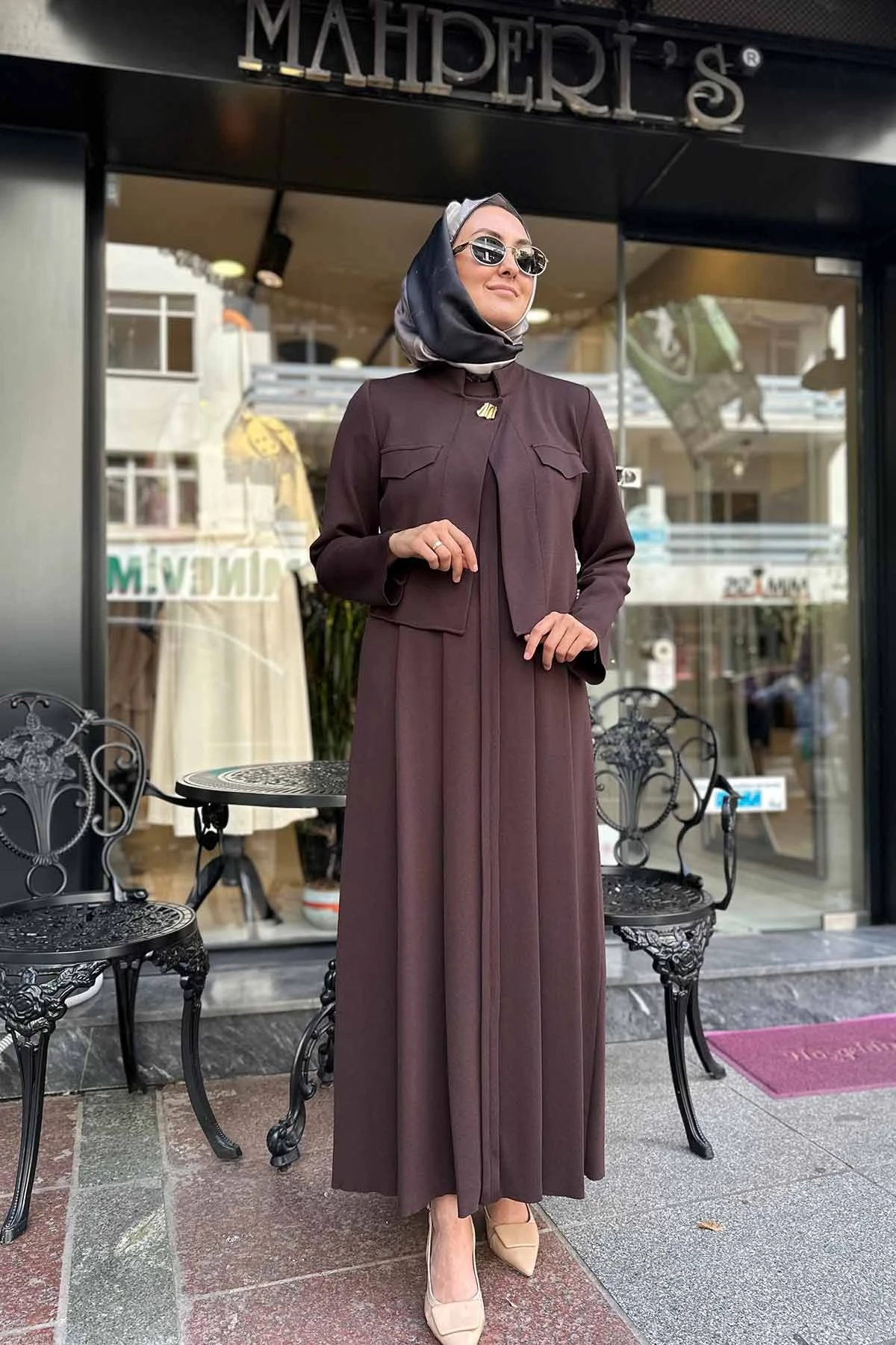 TRİKO ELBİSE CEKET TAKIM