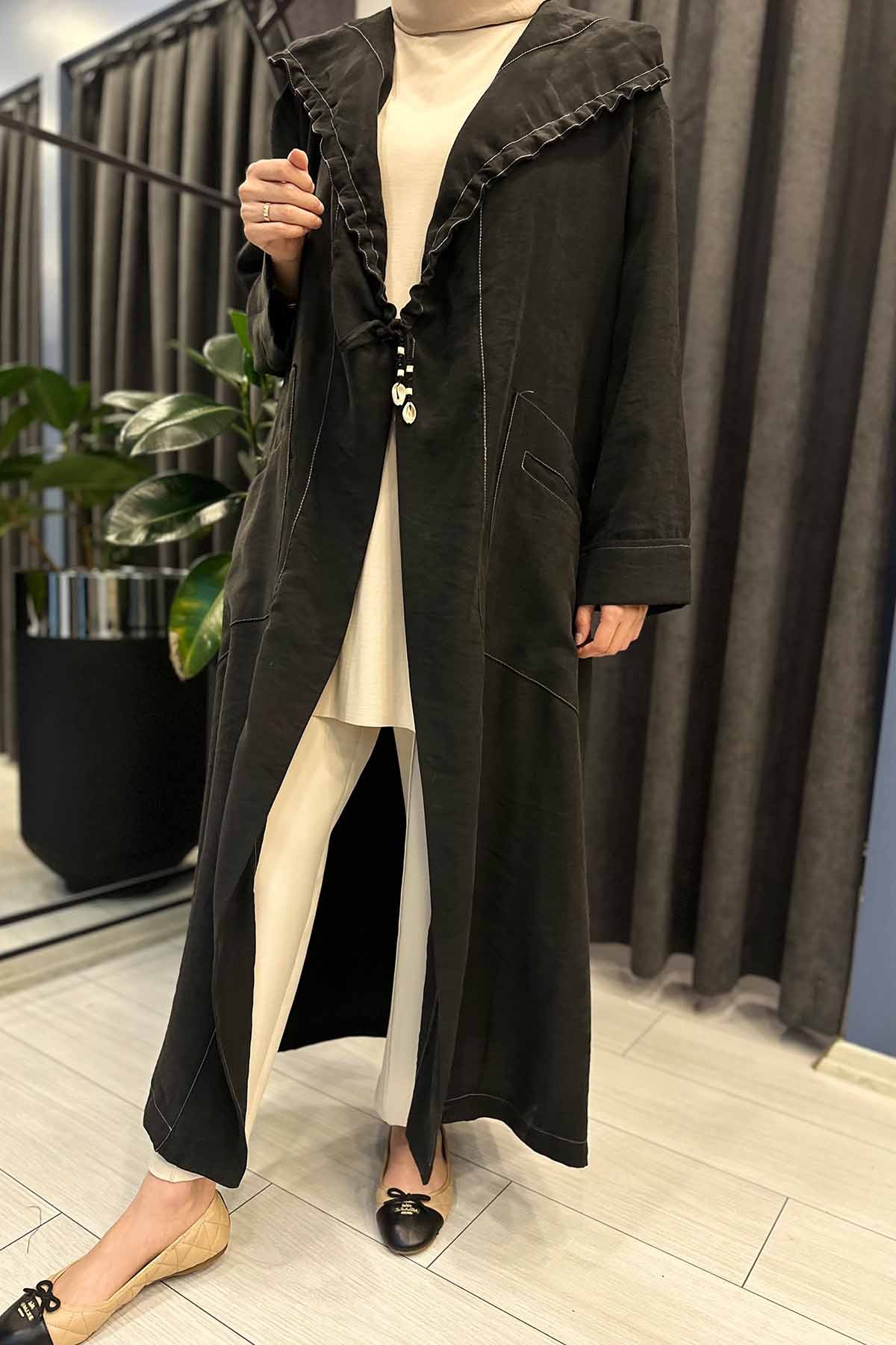 BUZGÜ KAPŞONLU TENCEL KAP