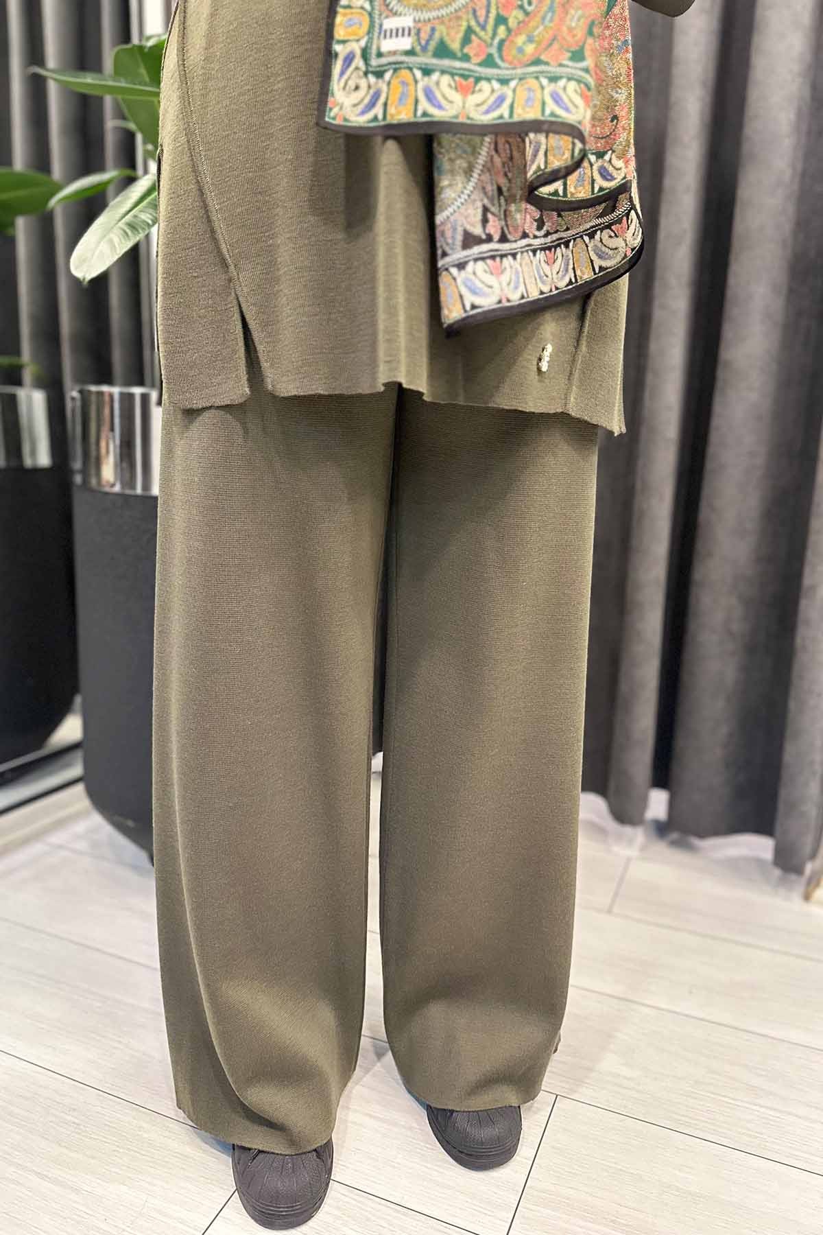 BOL PAÇA TRİKO PANTOLON - DARDO-TAUPE