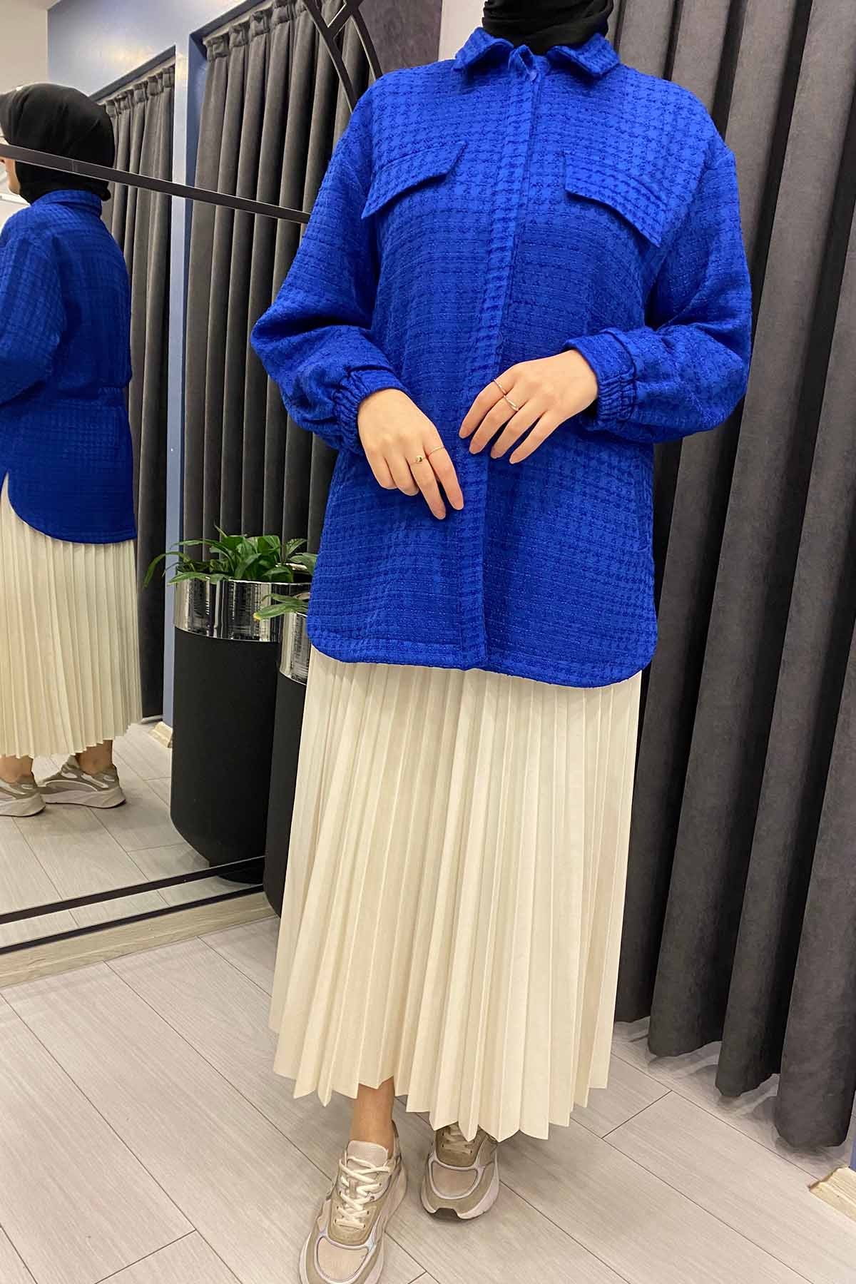 DERİ PİLİSE ETEK