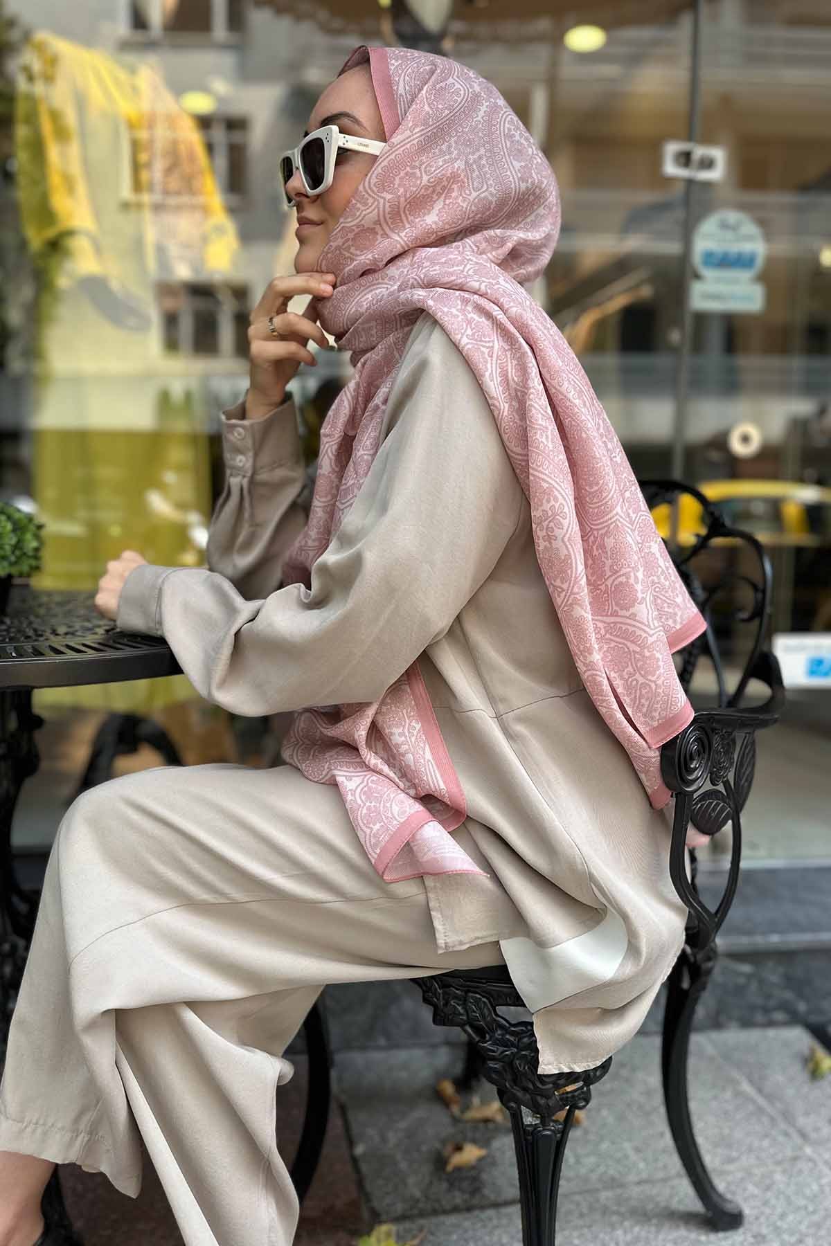 PİNK PAİSLEY ŞAL