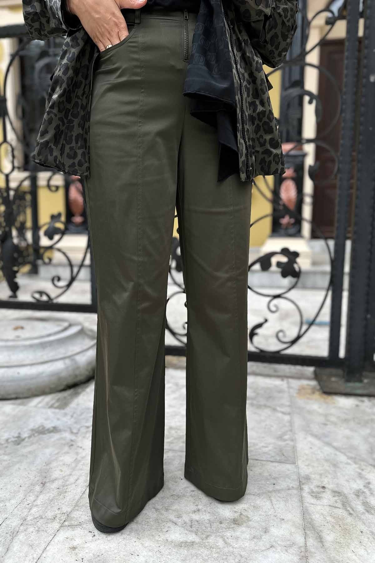 PARAŞÜT KUMAŞ FERMUAR DETAYLI PANTOLON