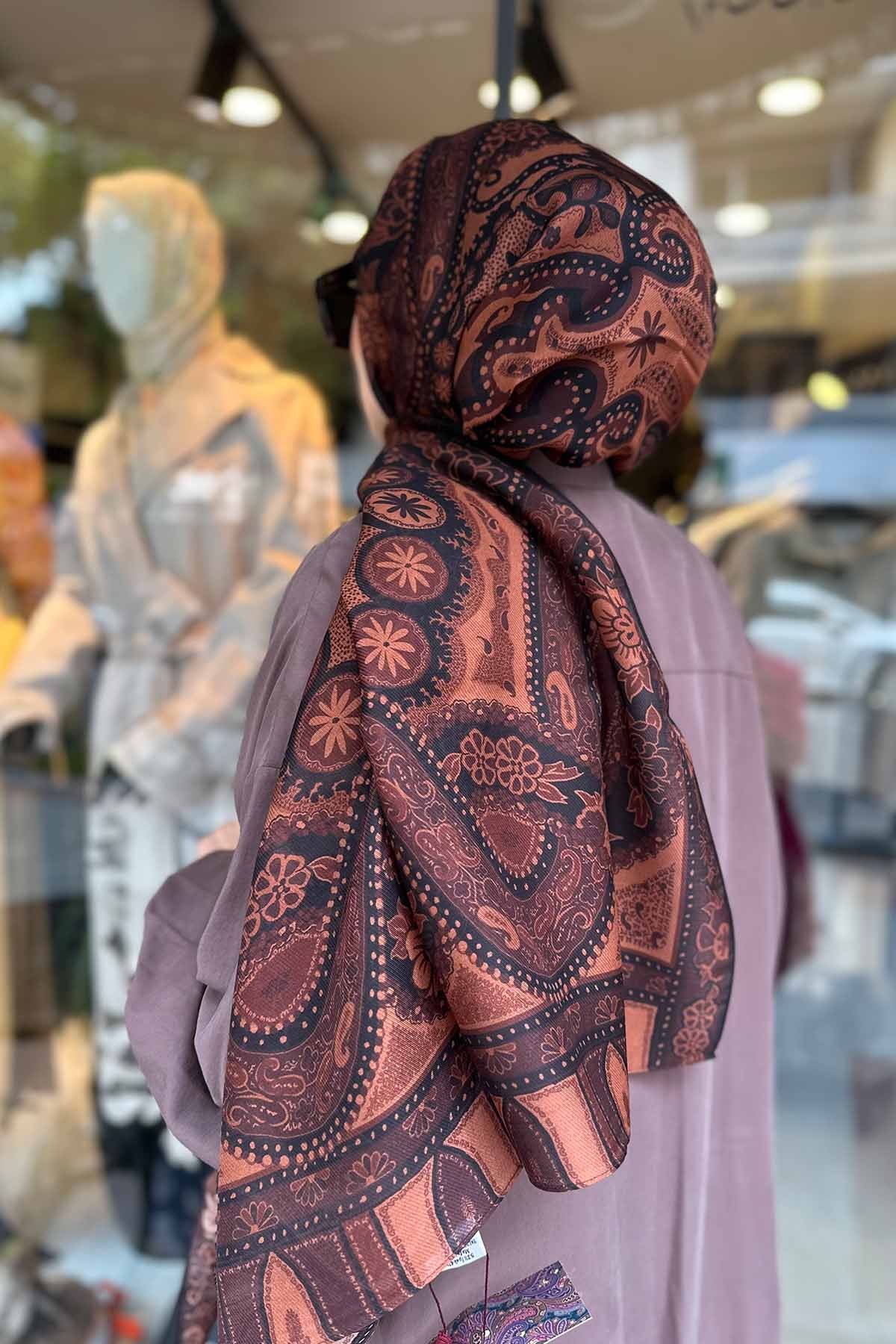 BROWN MİST ŞAL
