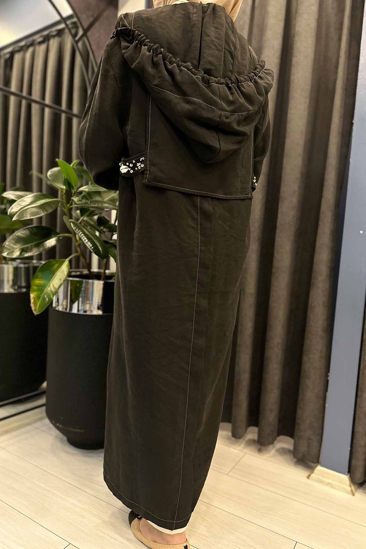 BUZGÜ KAPŞONLU TENCEL KAP