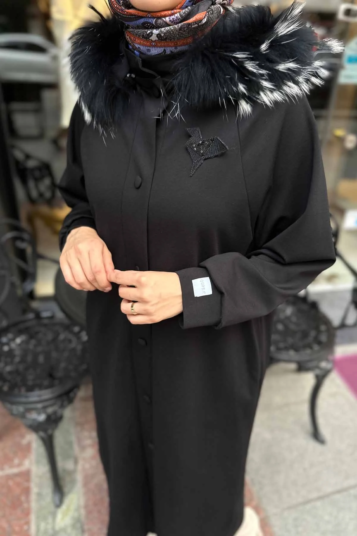 KAPŞONLU KÜRKLÜ SAFOR KAP