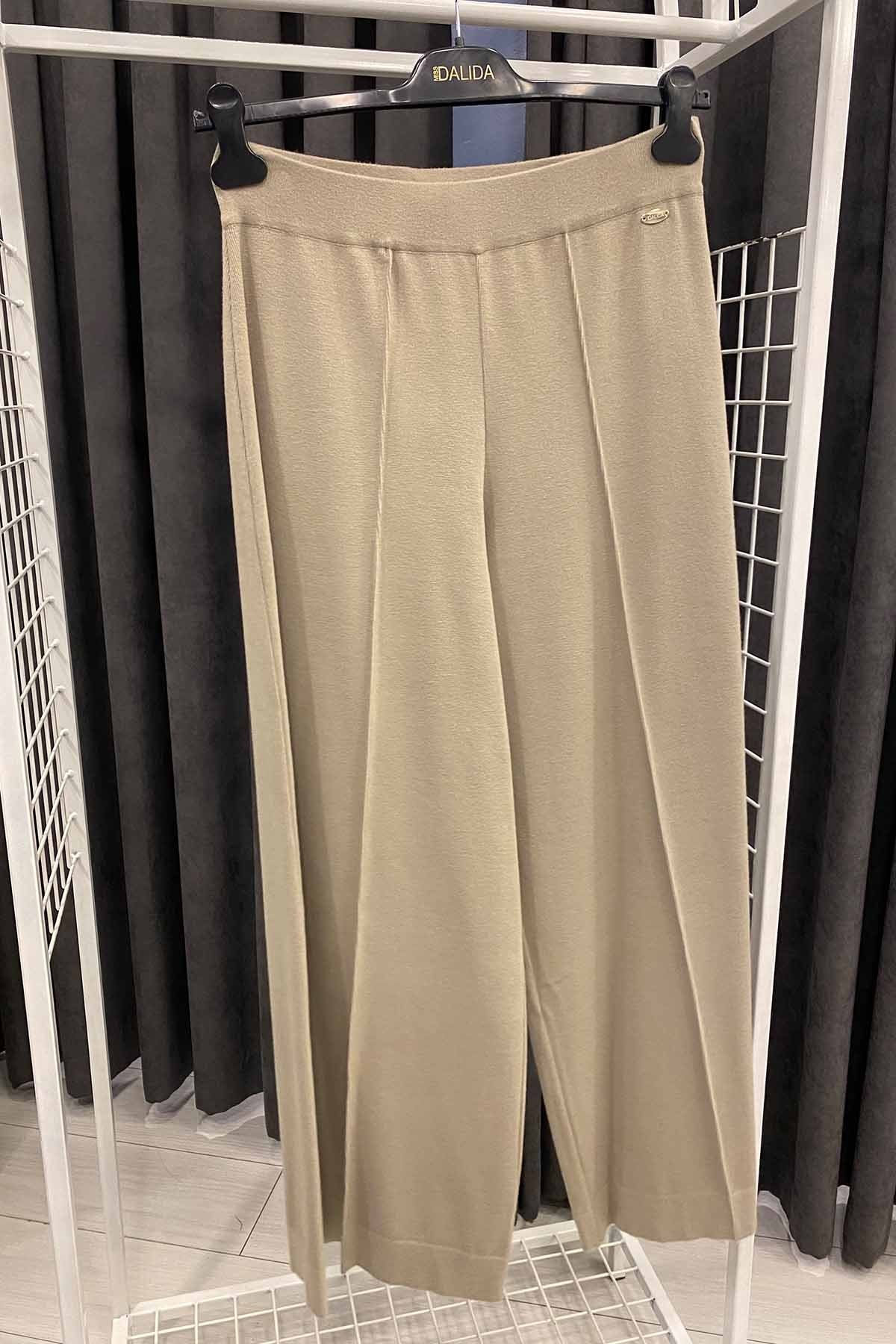 ÖNÜ DİKİŞLİ BOL PAÇA PANTOLON