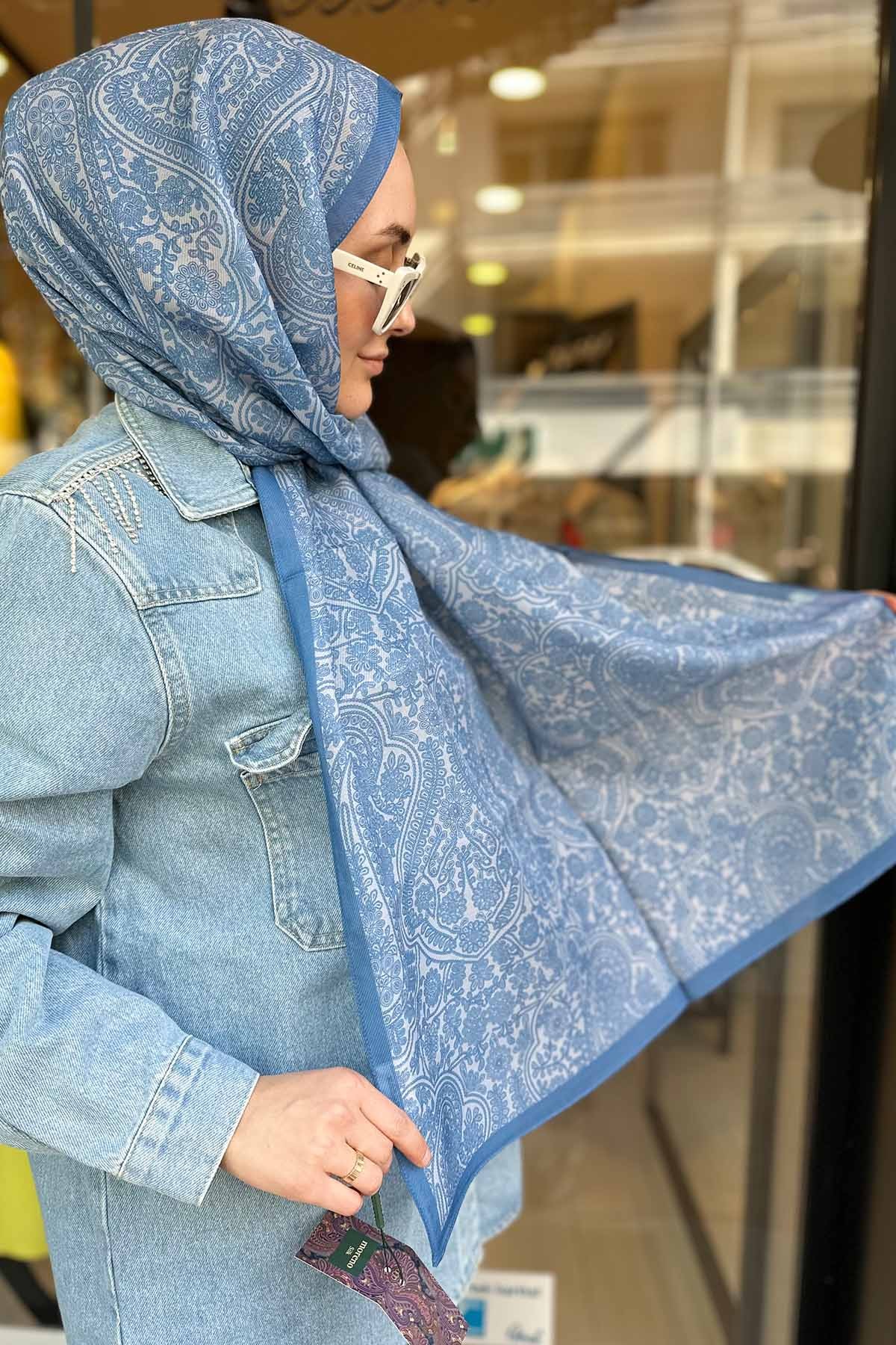 BLUE PAİSLEY ŞAL