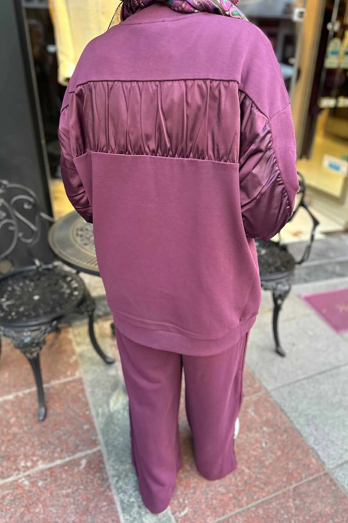 SWEAT KUMAŞLI BOMBER