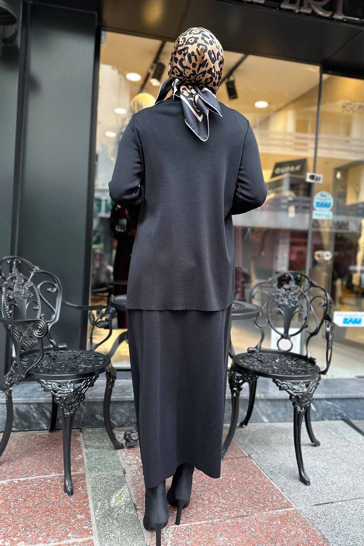 A KESİM DÜĞME DETAYLI ETEK