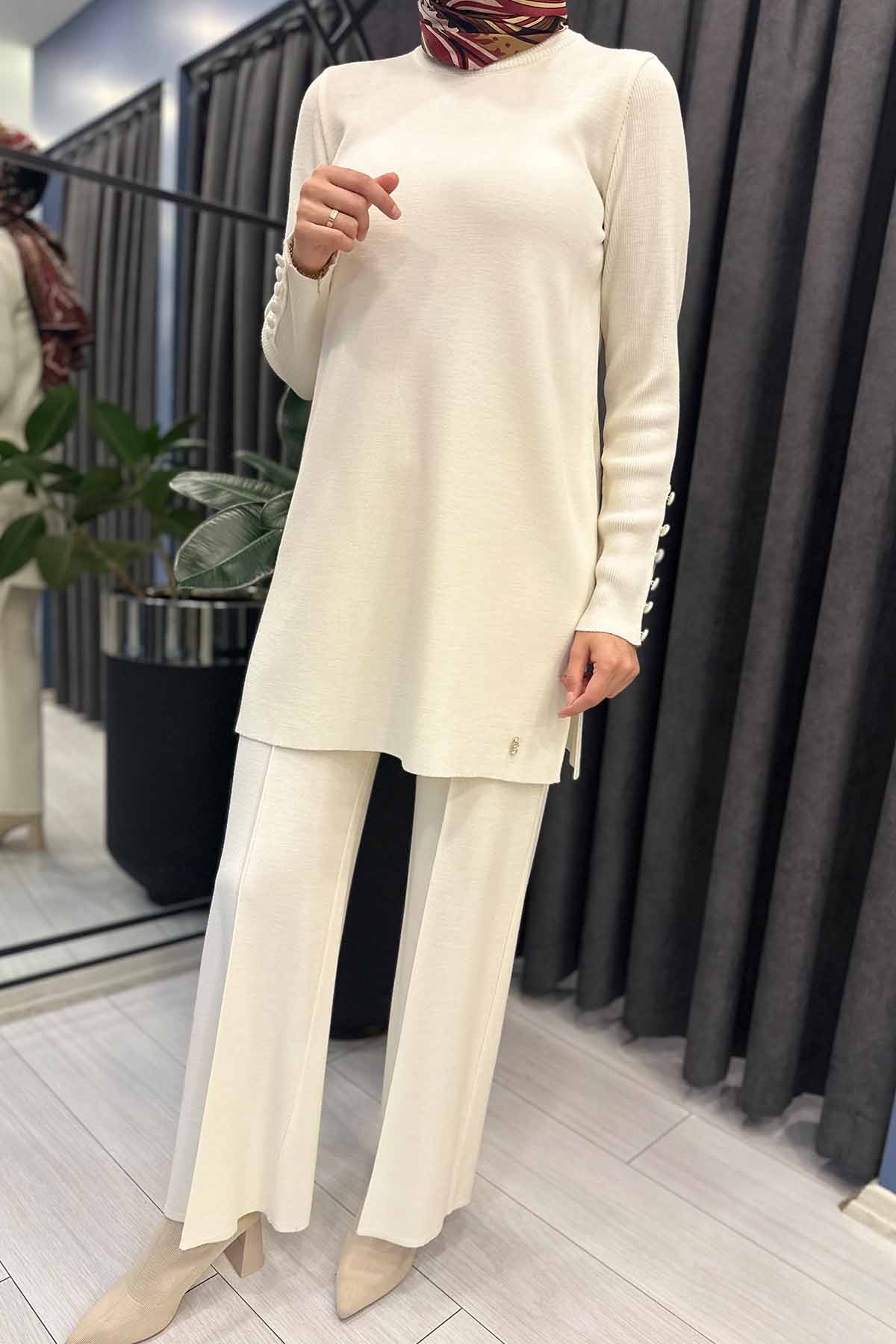 UZUN KOLLU BASİC TRİKO TUNİK