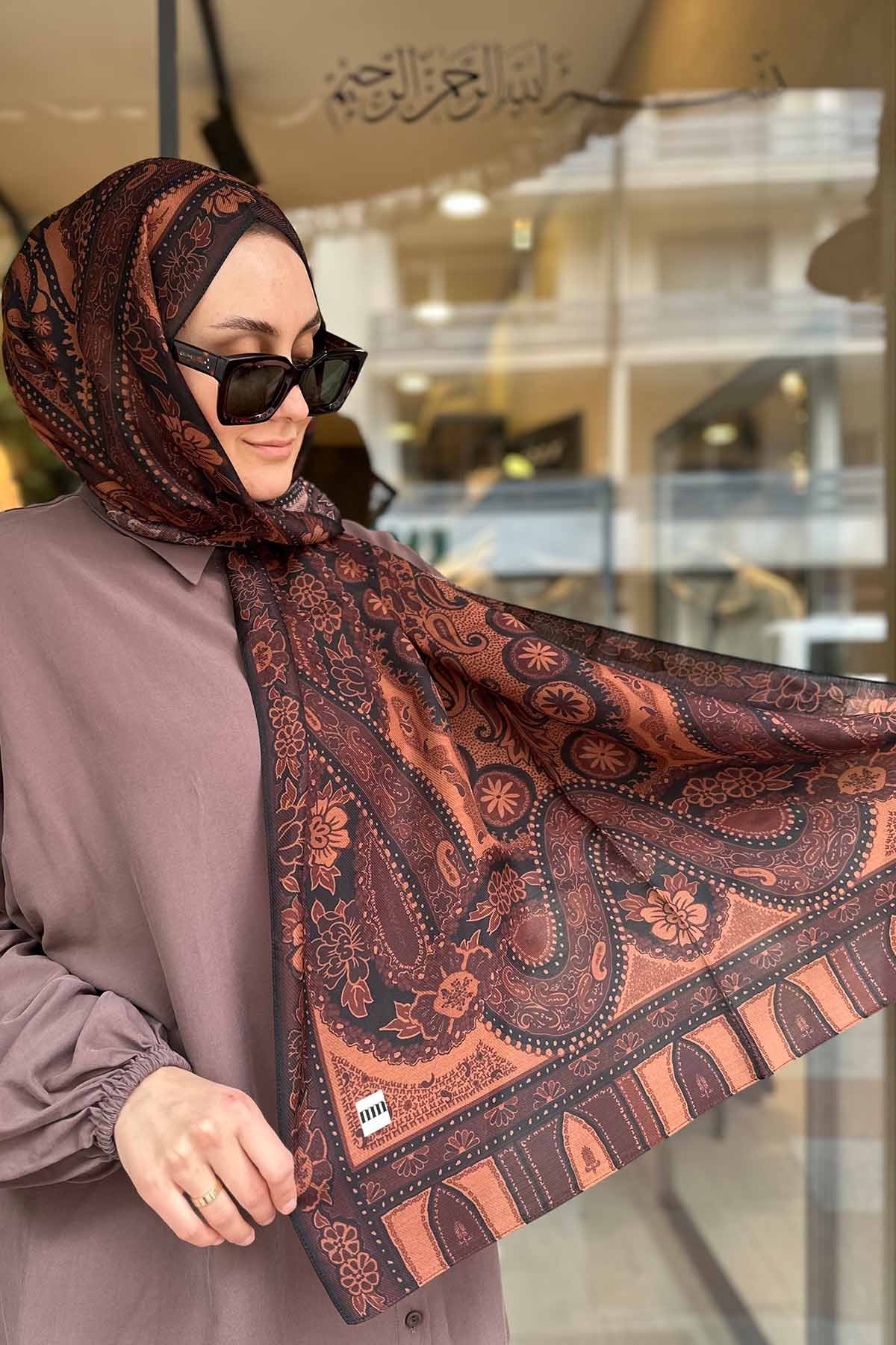 BROWN MİST ŞAL