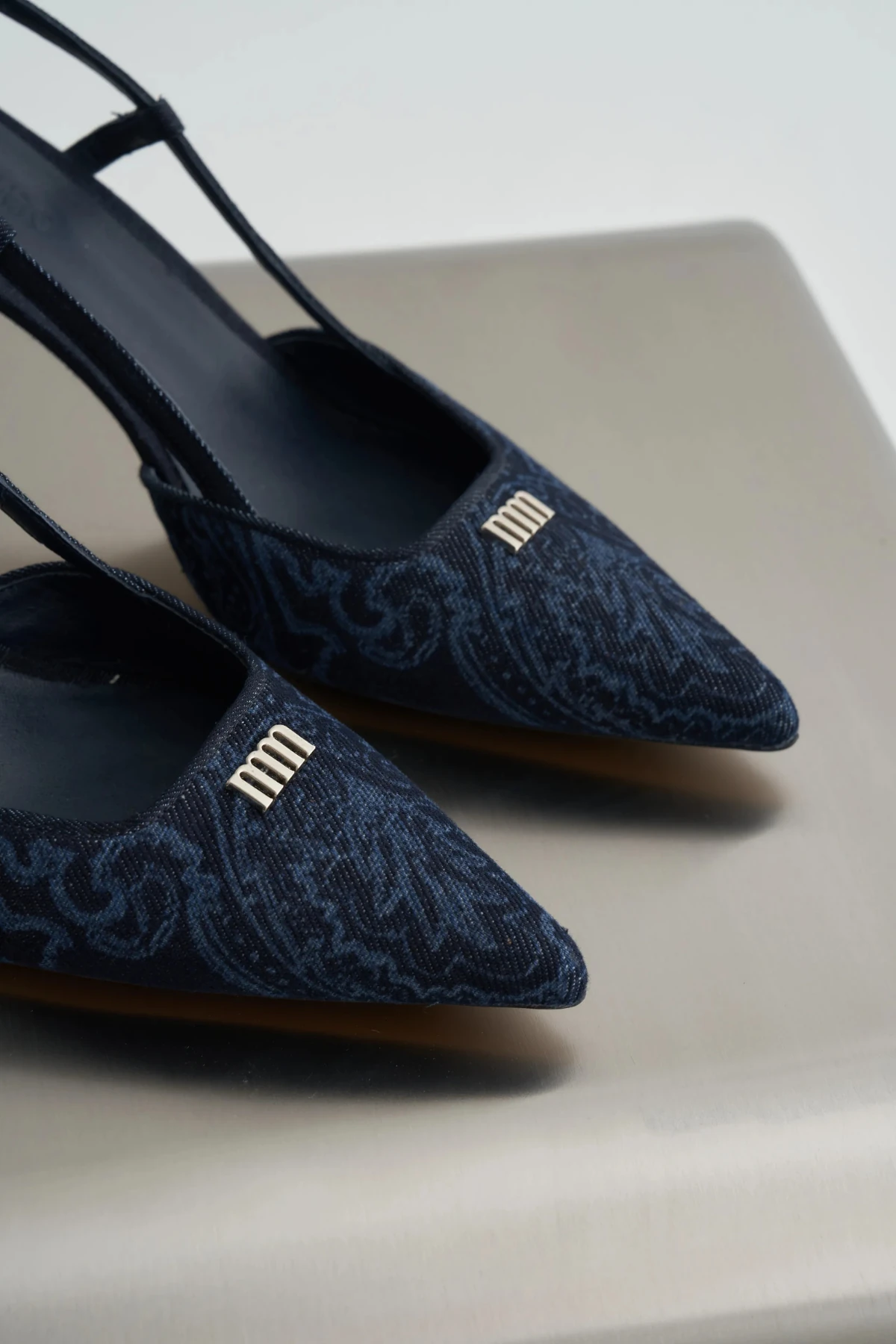 DENİM TOPUKLU AYAKKABI