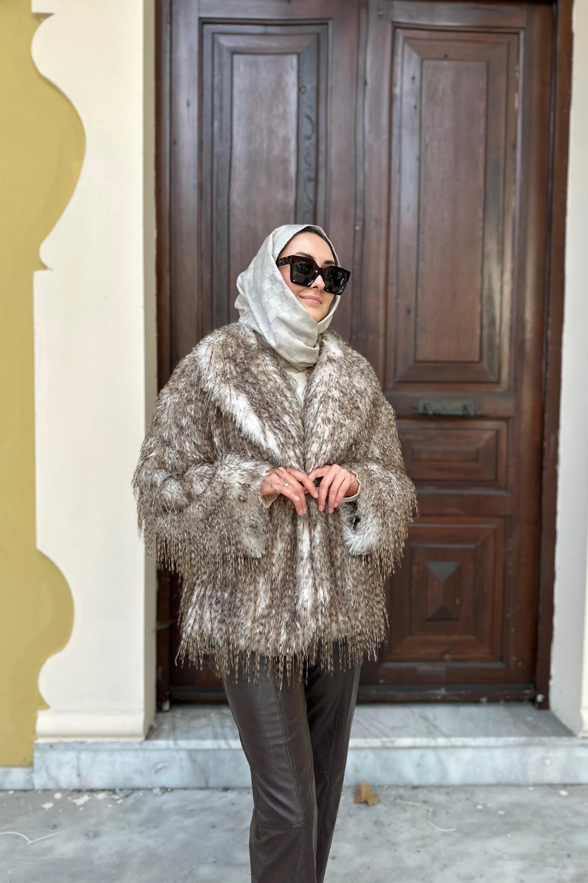 SUNİ KÜRK KISA KABAN