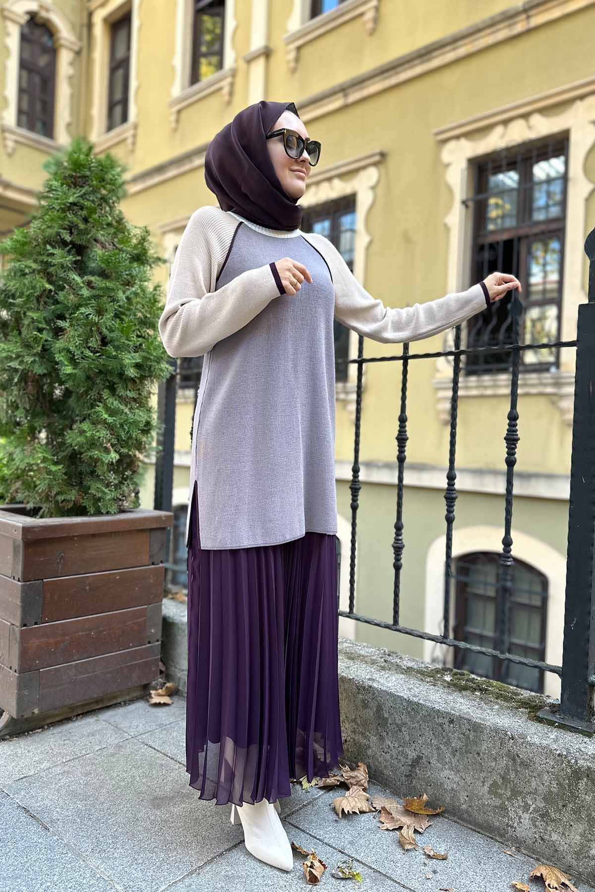 KOLLARI RENKLİ SELANİK TUNİK