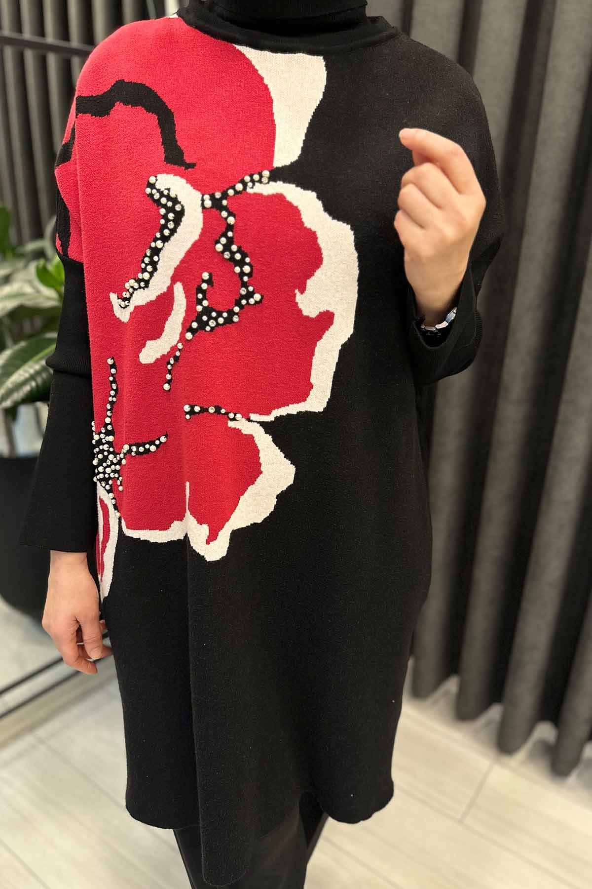 ÇİÇEK DESEN PELERİN