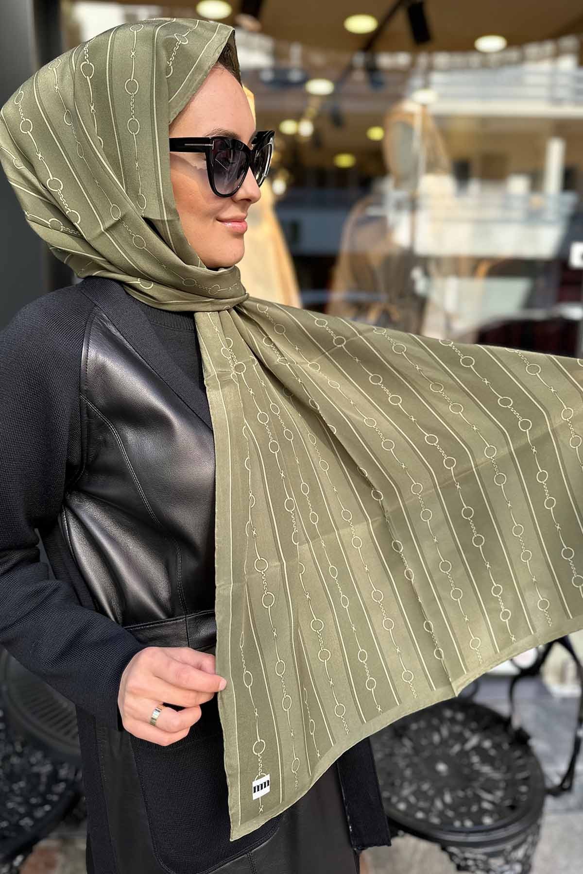 KHAKİ CHAİN ŞAL