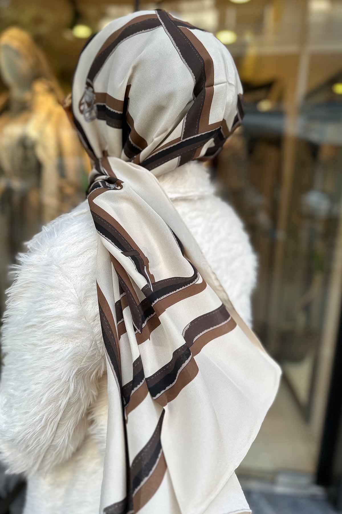 CREAM BELT ŞAL