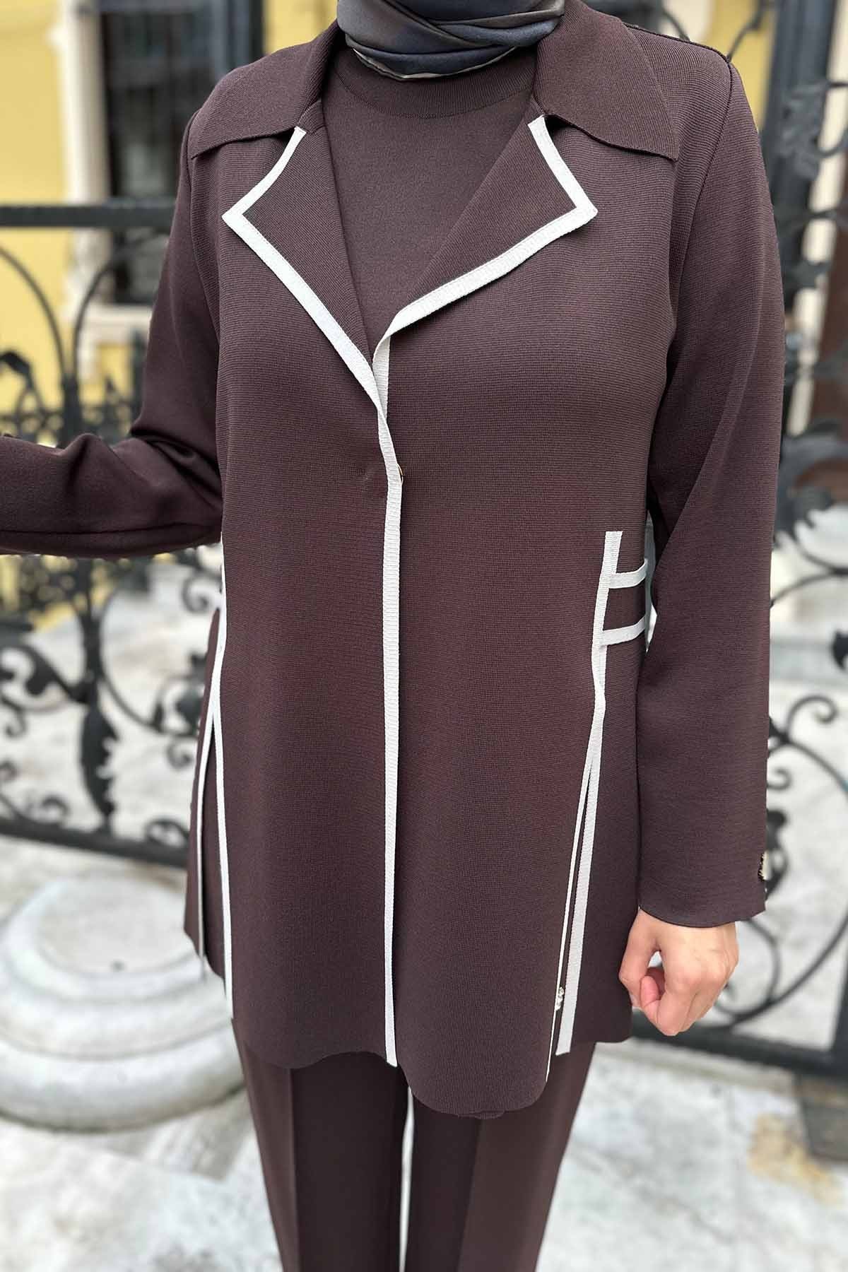 ŞERİT ÇİZGİLİ CEKET