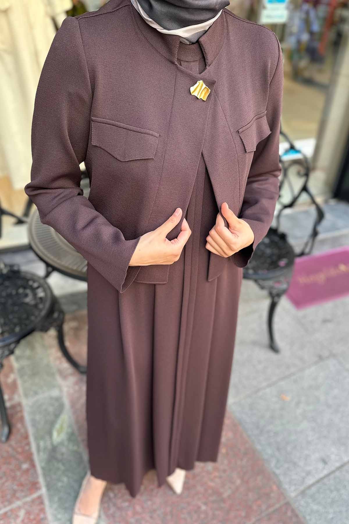 TRİKO ELBİSE CEKET TAKIM