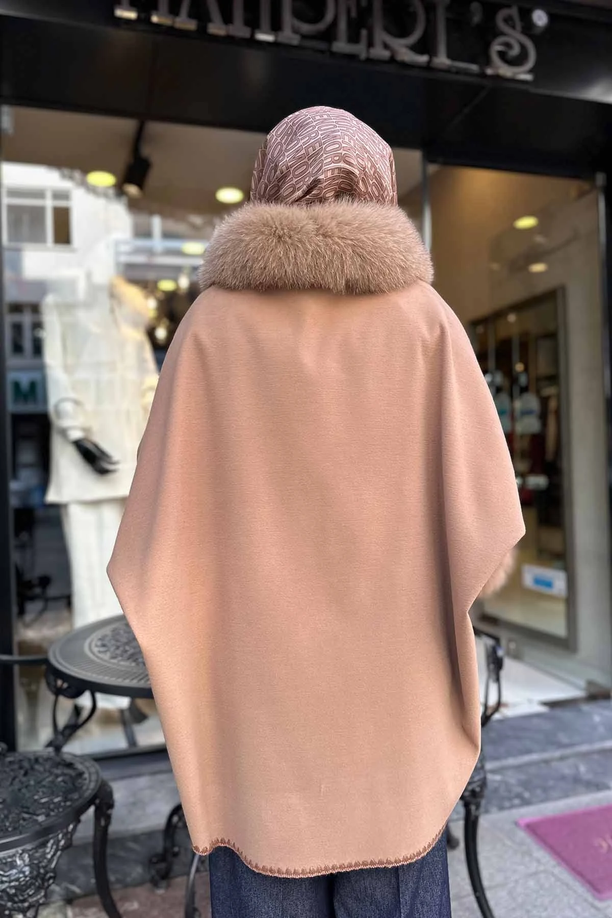 KÜRK DETAYLI PANÇO