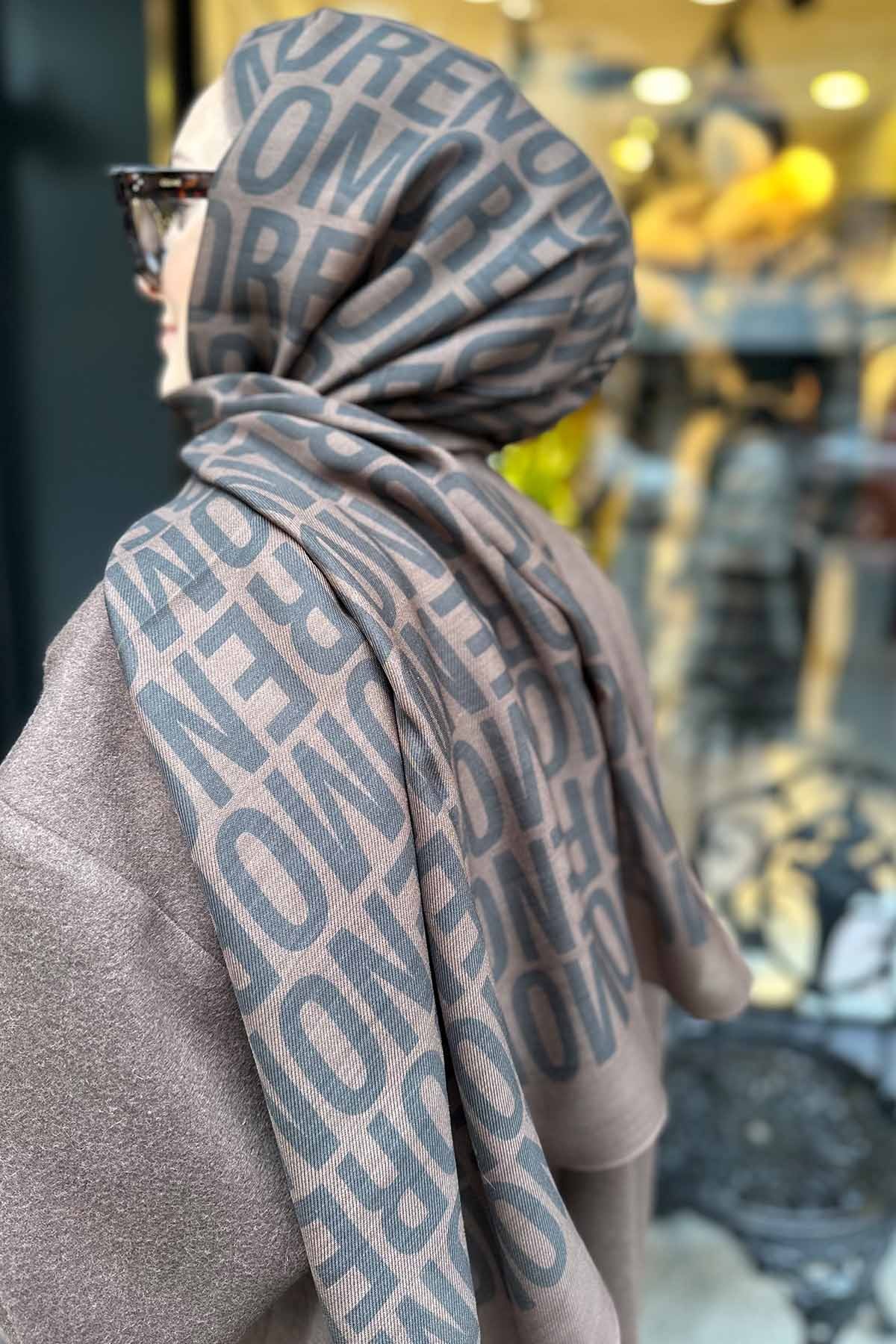 BROWN LOGO ŞAL